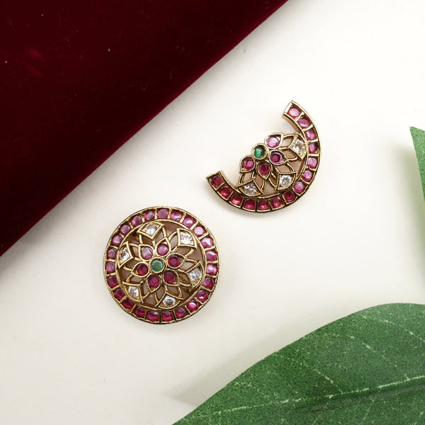 1 Inch AD Kemp Kids Sun Moon Billas - Suryan Chandran Hair Jadai Billais