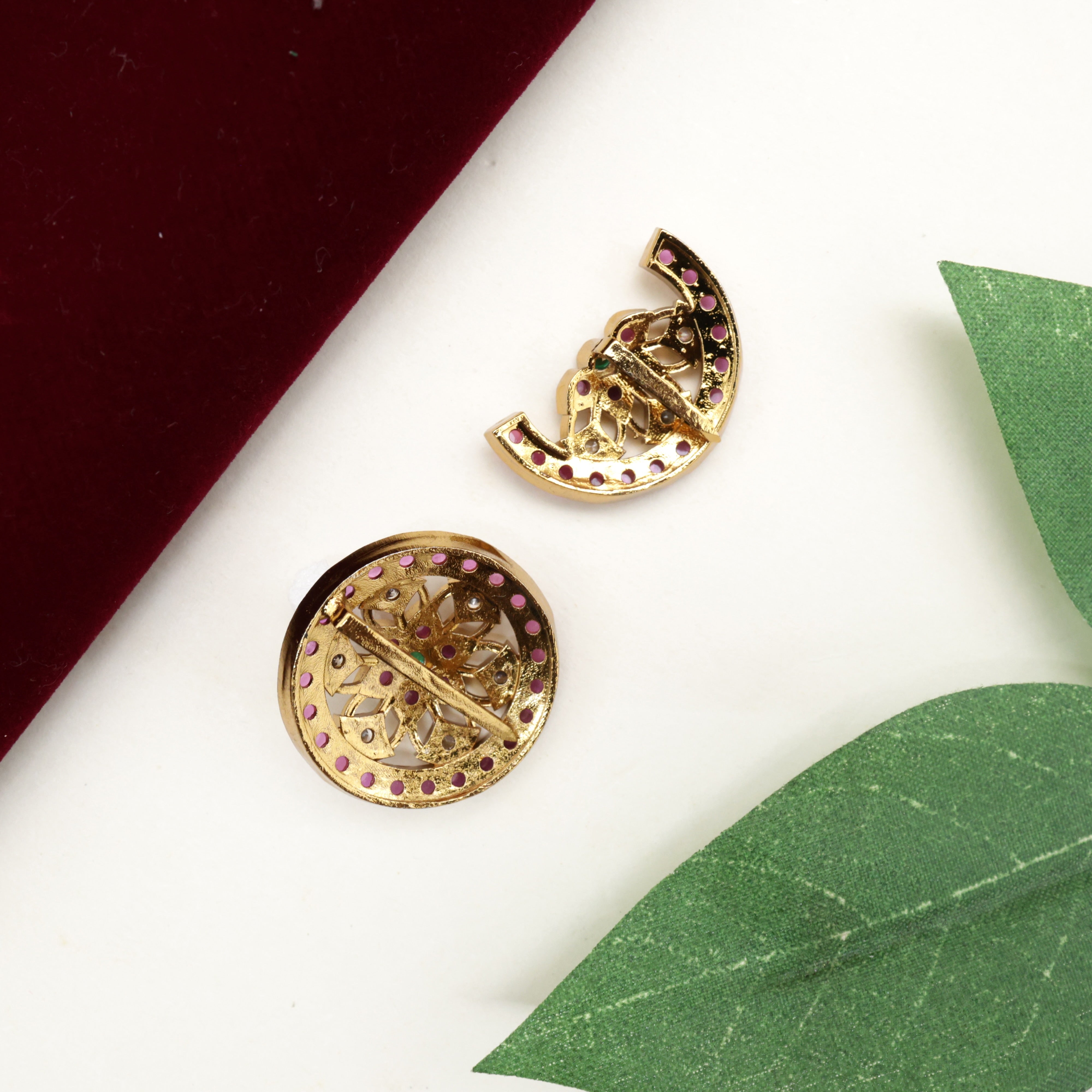 1 Inch AD Kemp Kids Sun Moon Billas - Suryan Chandran Hair Jadai Billais