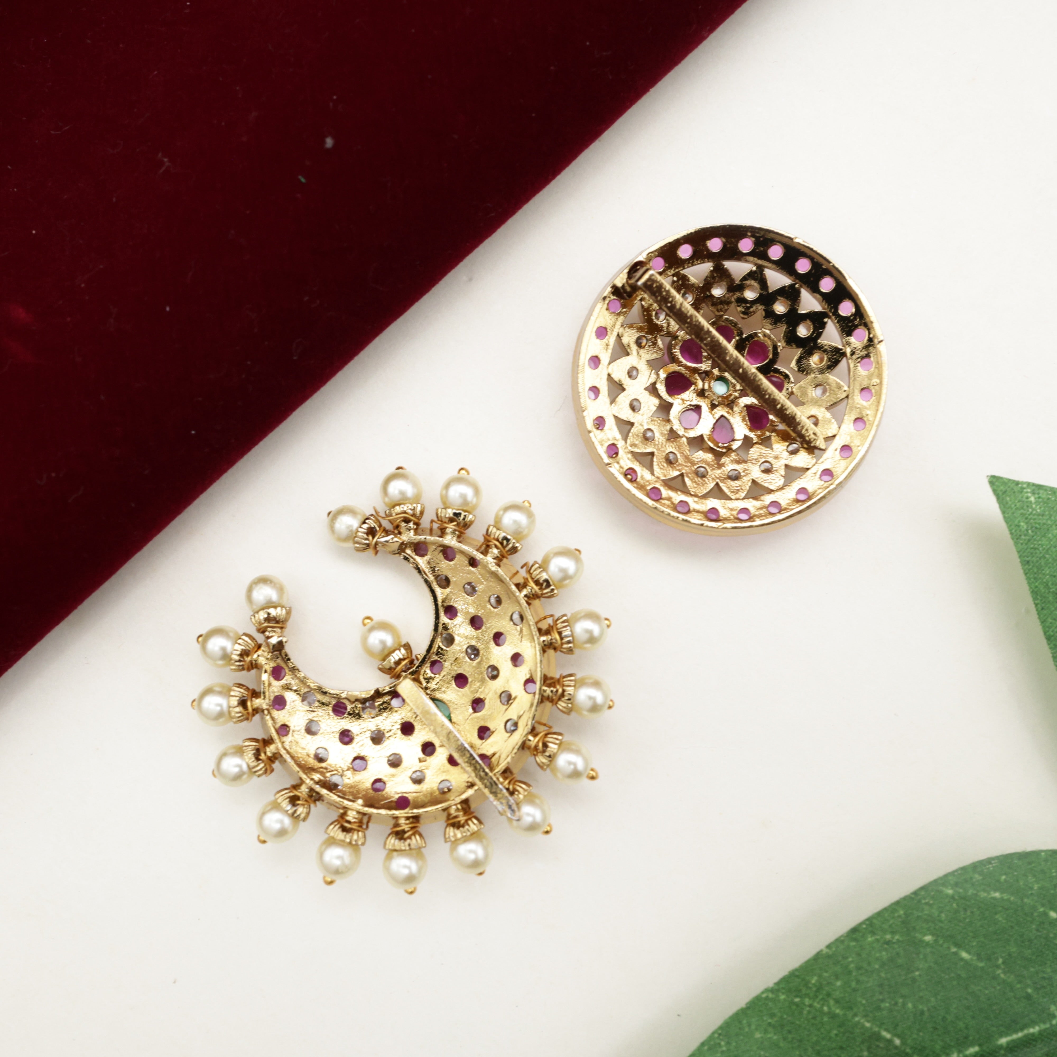 Premium Kemp AD Bridal Suryan Chandran Jada Billais