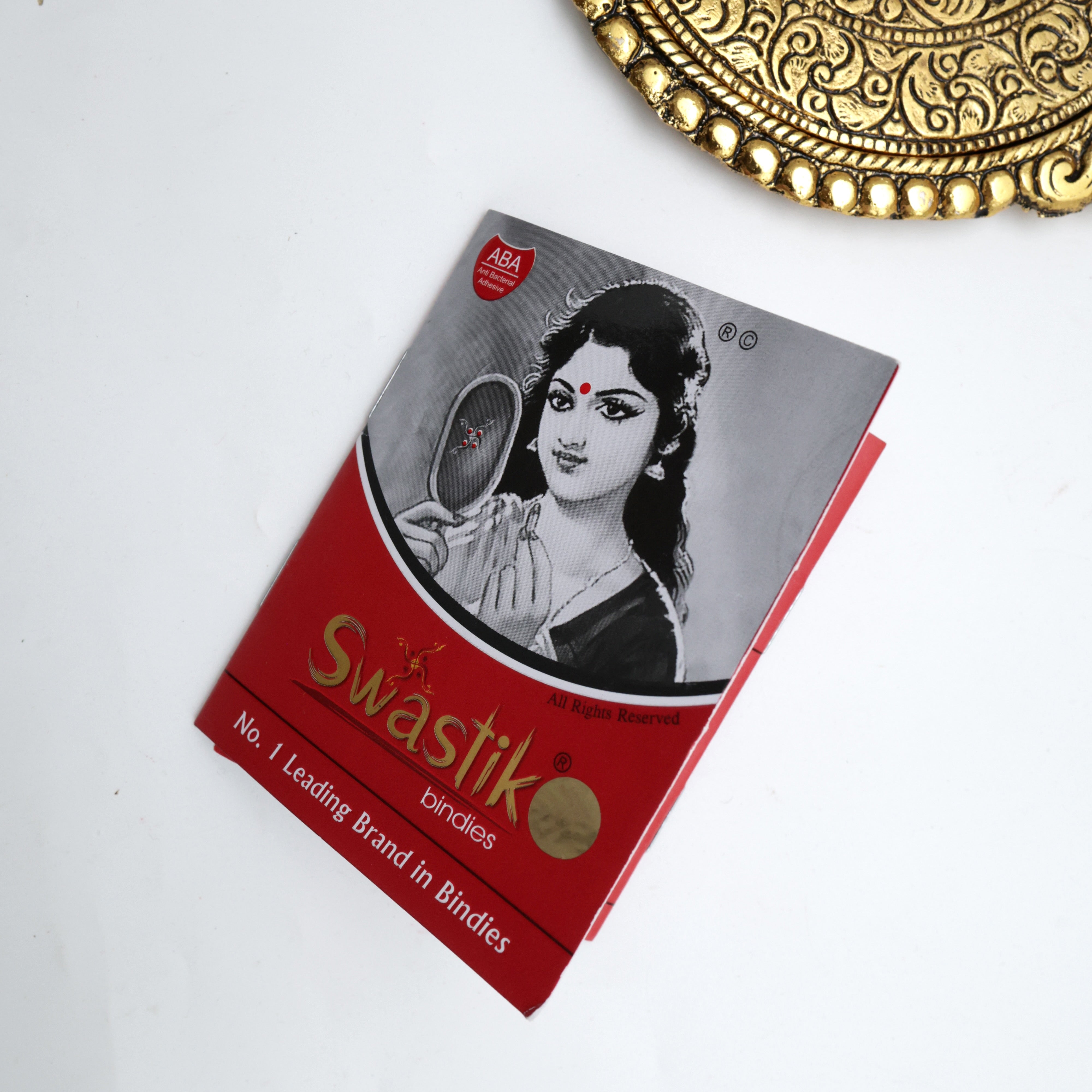 Plain Multicolour Small Sized Round Sticker Bindis Sheet Card