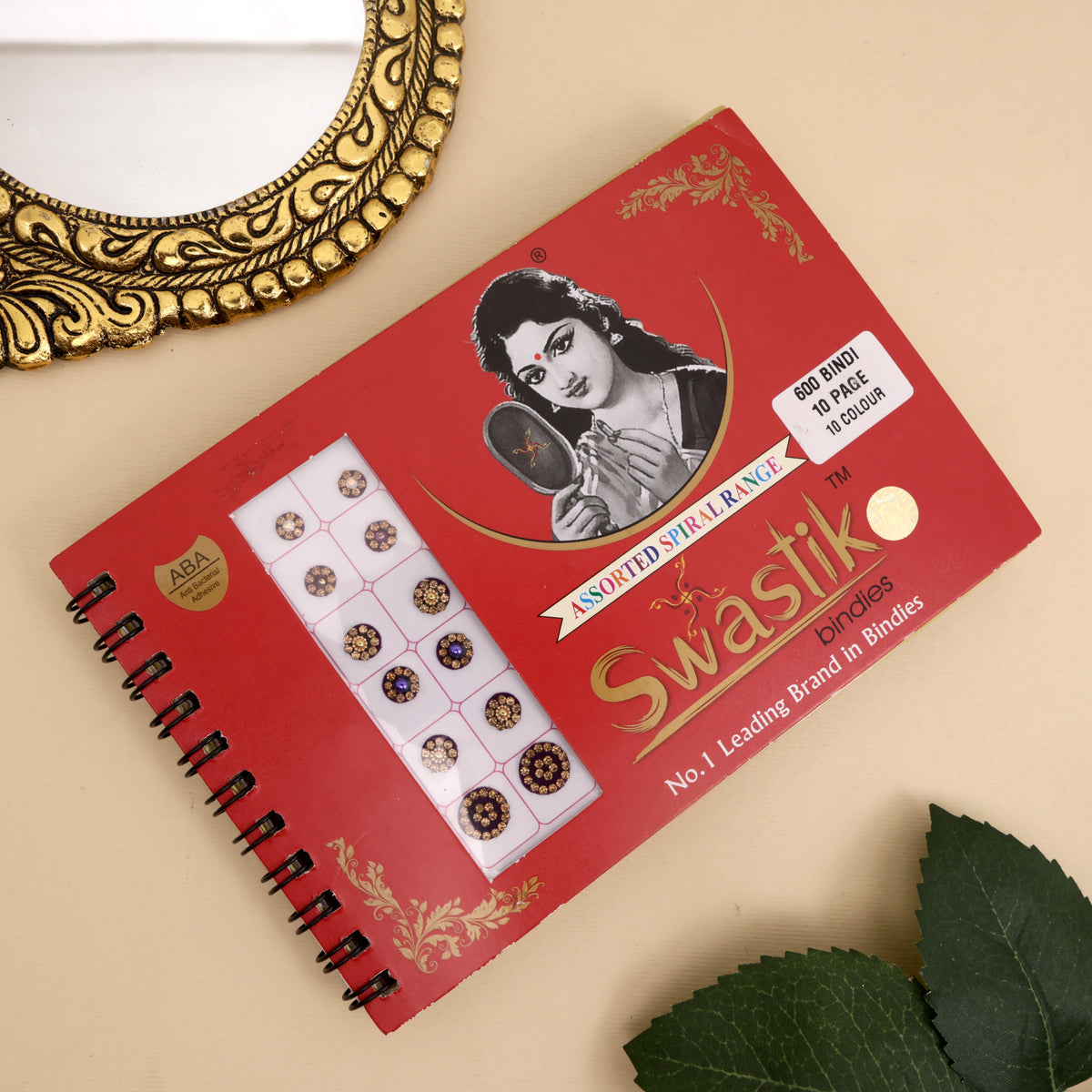 Premium Bridal Fancy Stone Work Round Multi Colour Bindi Book