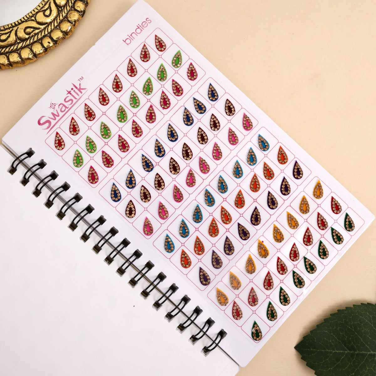 Stonework Premium Multicolour Shapes Bindi Book