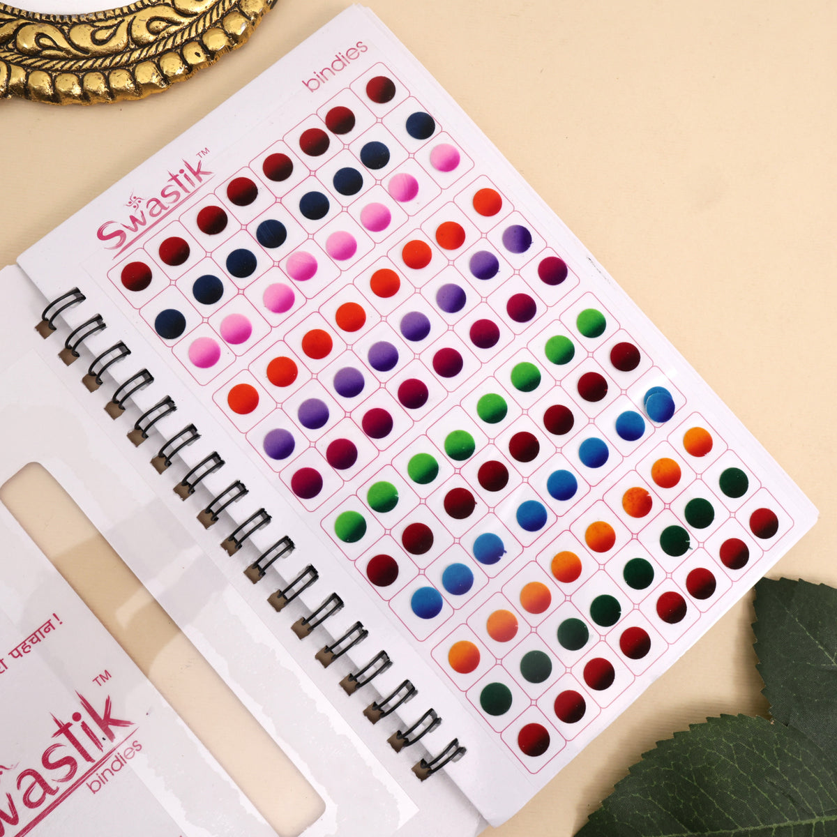 Premium Round Double Shade Multicolour Bindi Book