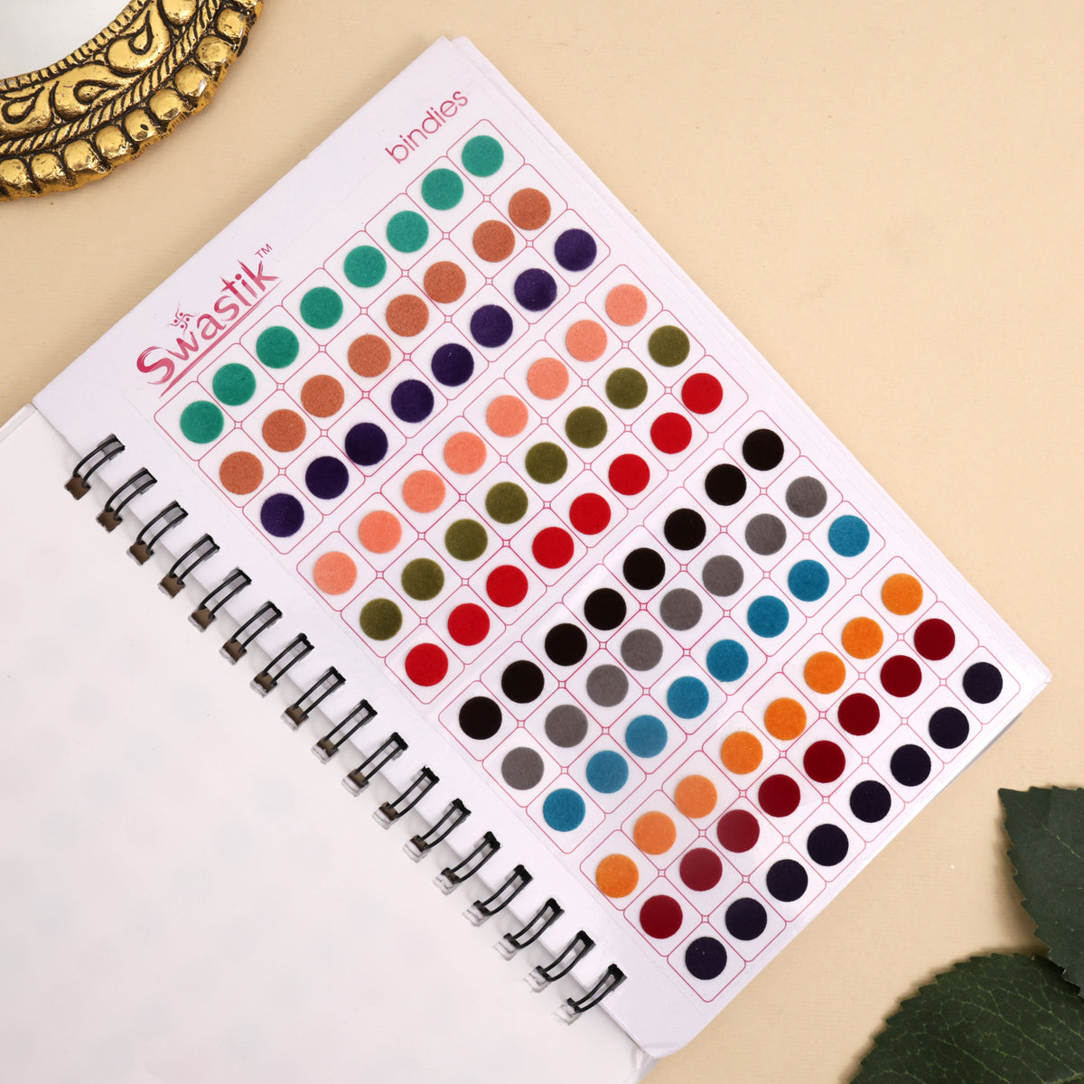 Premium Round Double Shade Multicolour Bindi Book