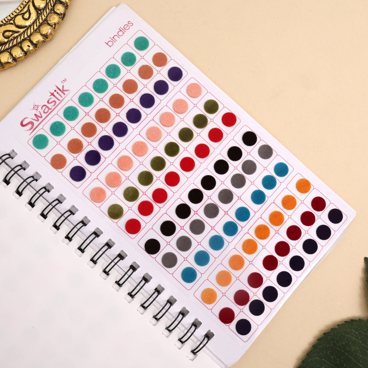 Premium Round Double Shade Multicolour Bindi Book