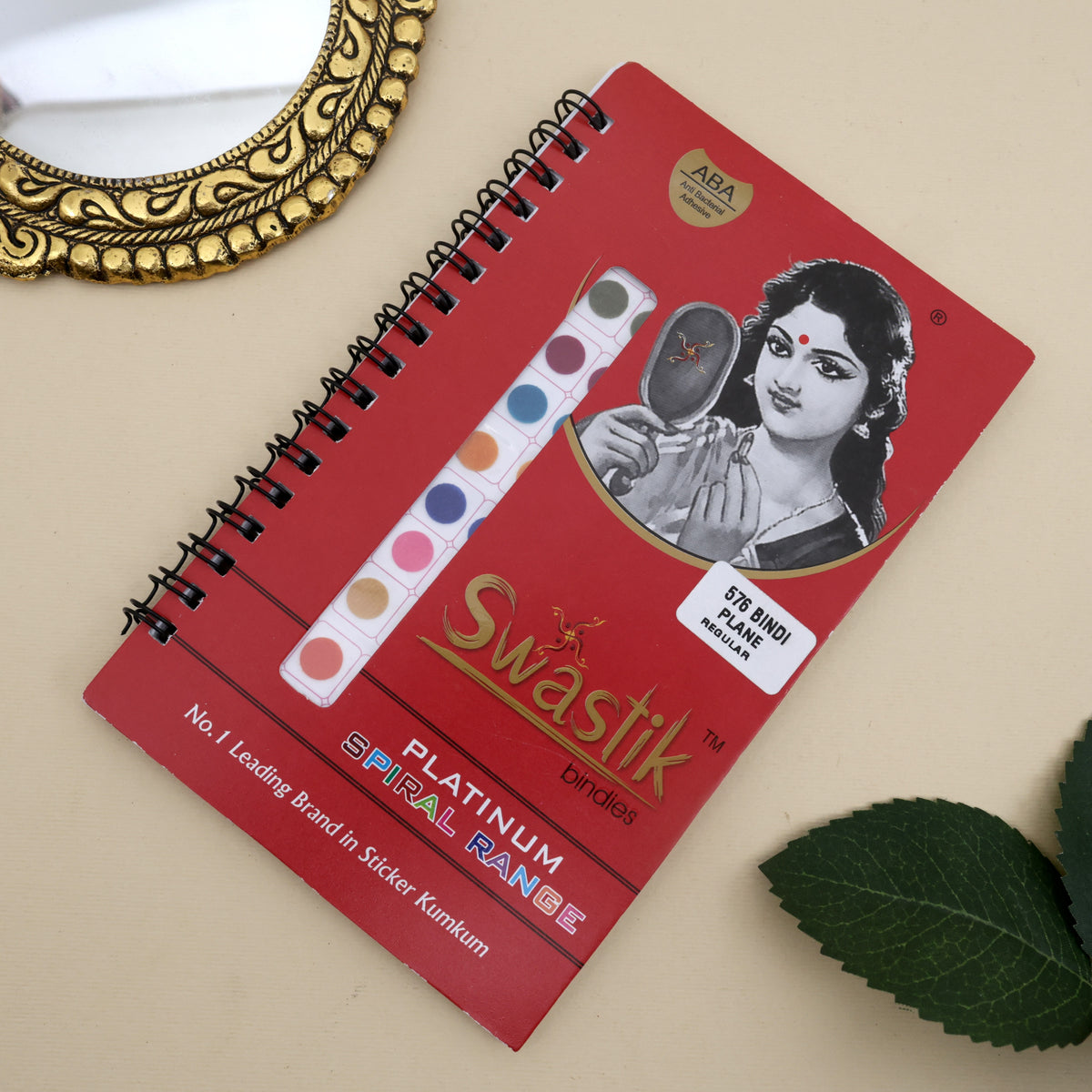 Multicolour Plain Round Premium Bindi Book