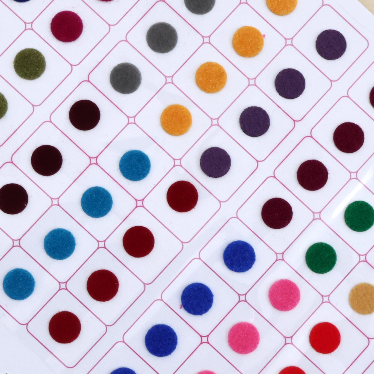 Multicolour Plain Round Premium Bindi Book