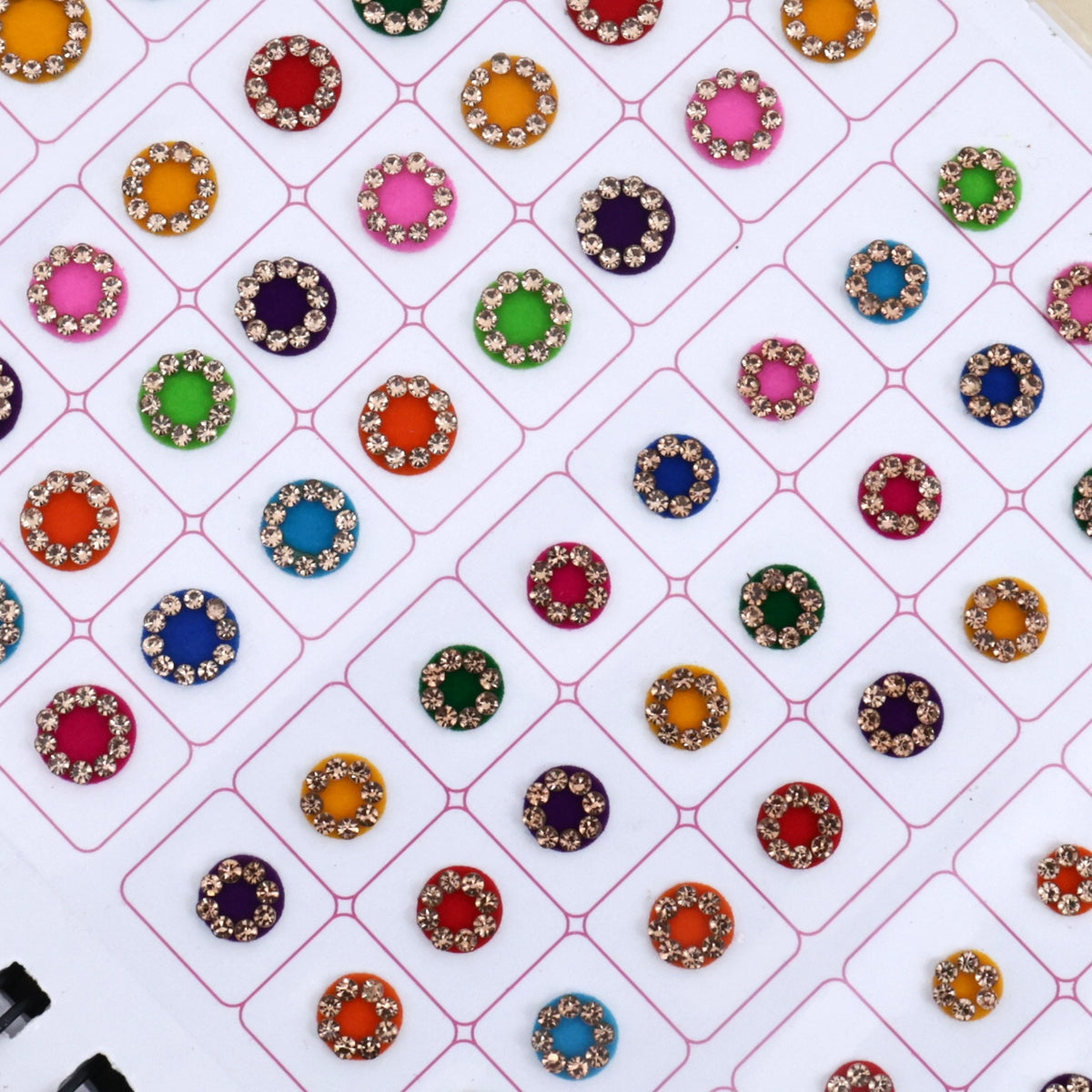All In One Premium Stone Work Bridal Bindi Book - 480 Bindis