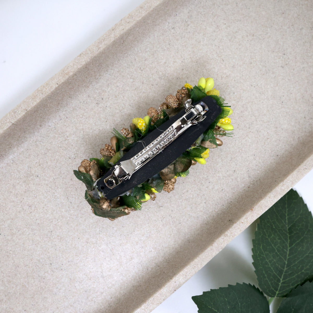Handmade Pollens Fancy French Barrette Hair Clip