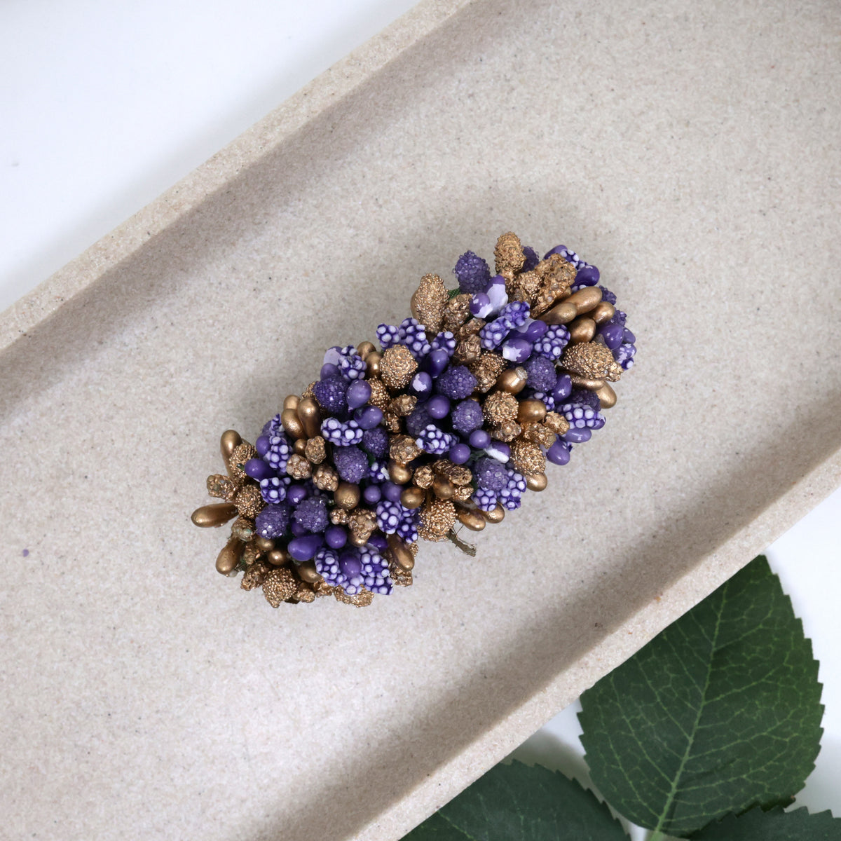 Handmade Pollens Fancy French Barrette Hair Clip