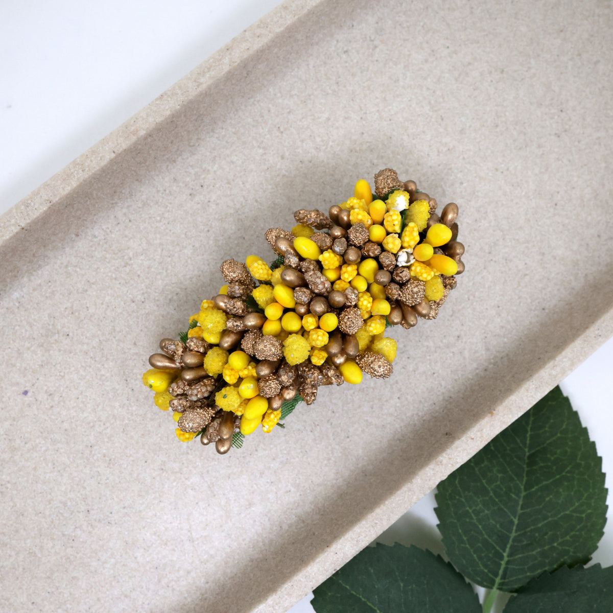Handmade Pollens Fancy French Barrette Hair Clip