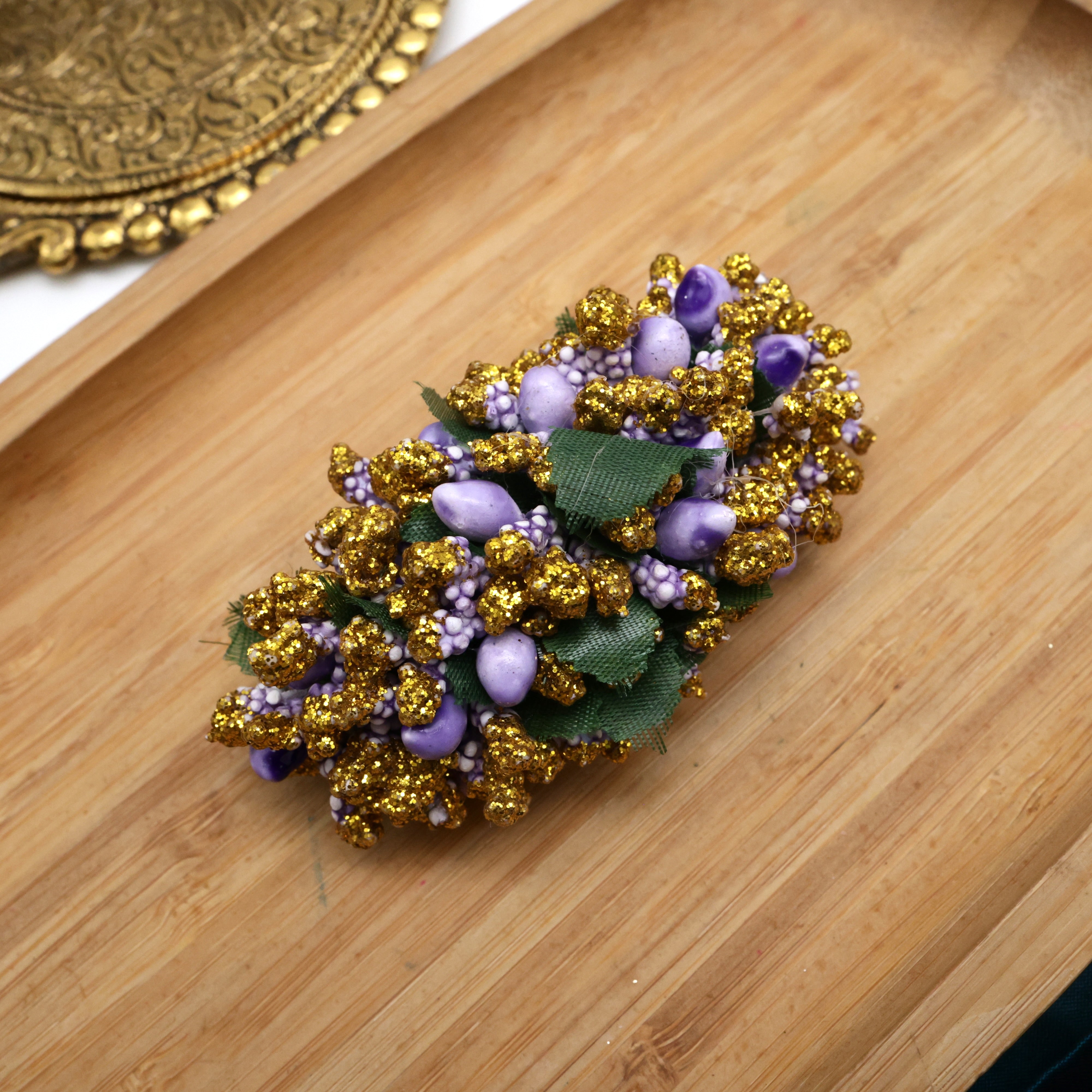 Handmade Fancy Pollens French Barrette Hair Clip For Women