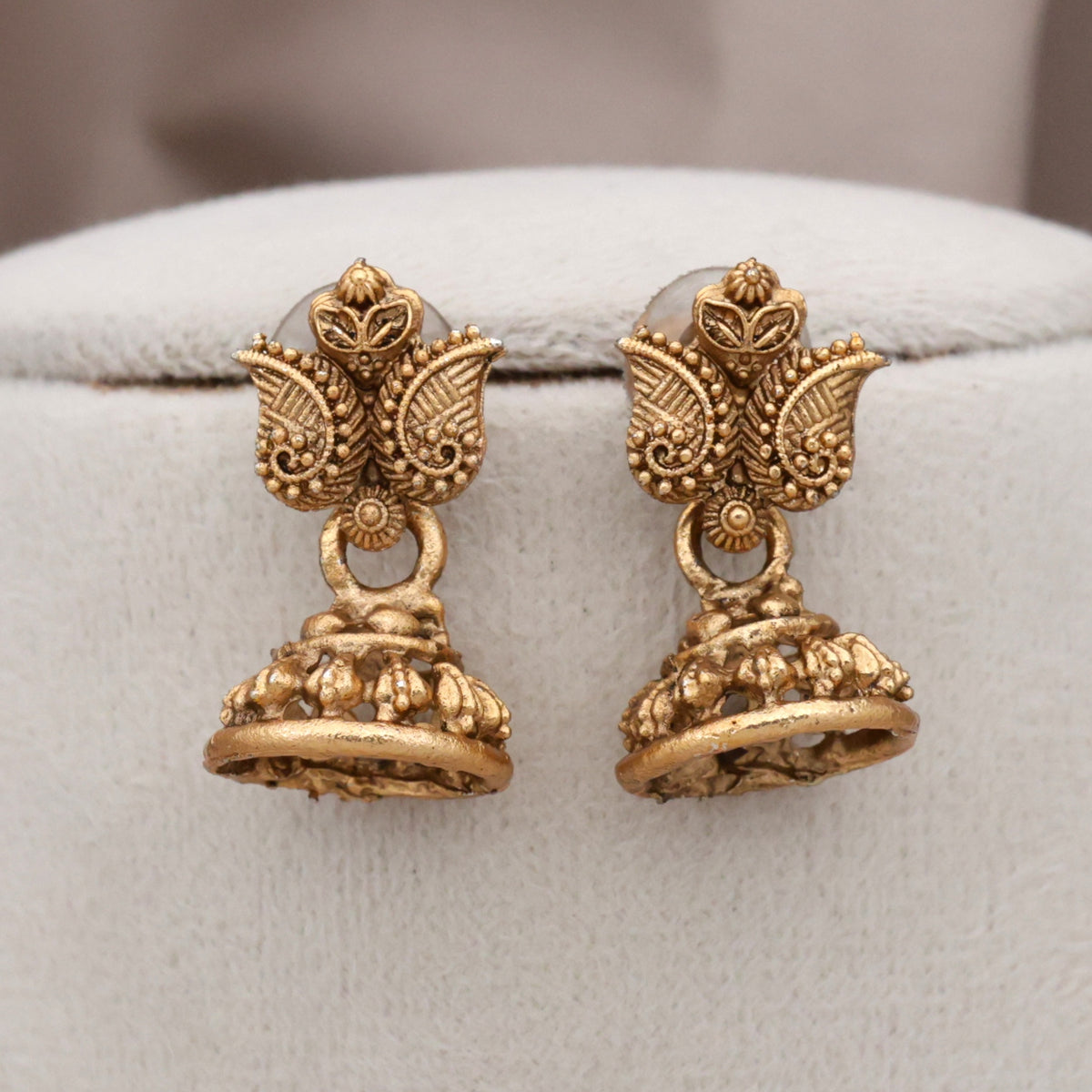 Antique Matte Simple Mango Necklace Set