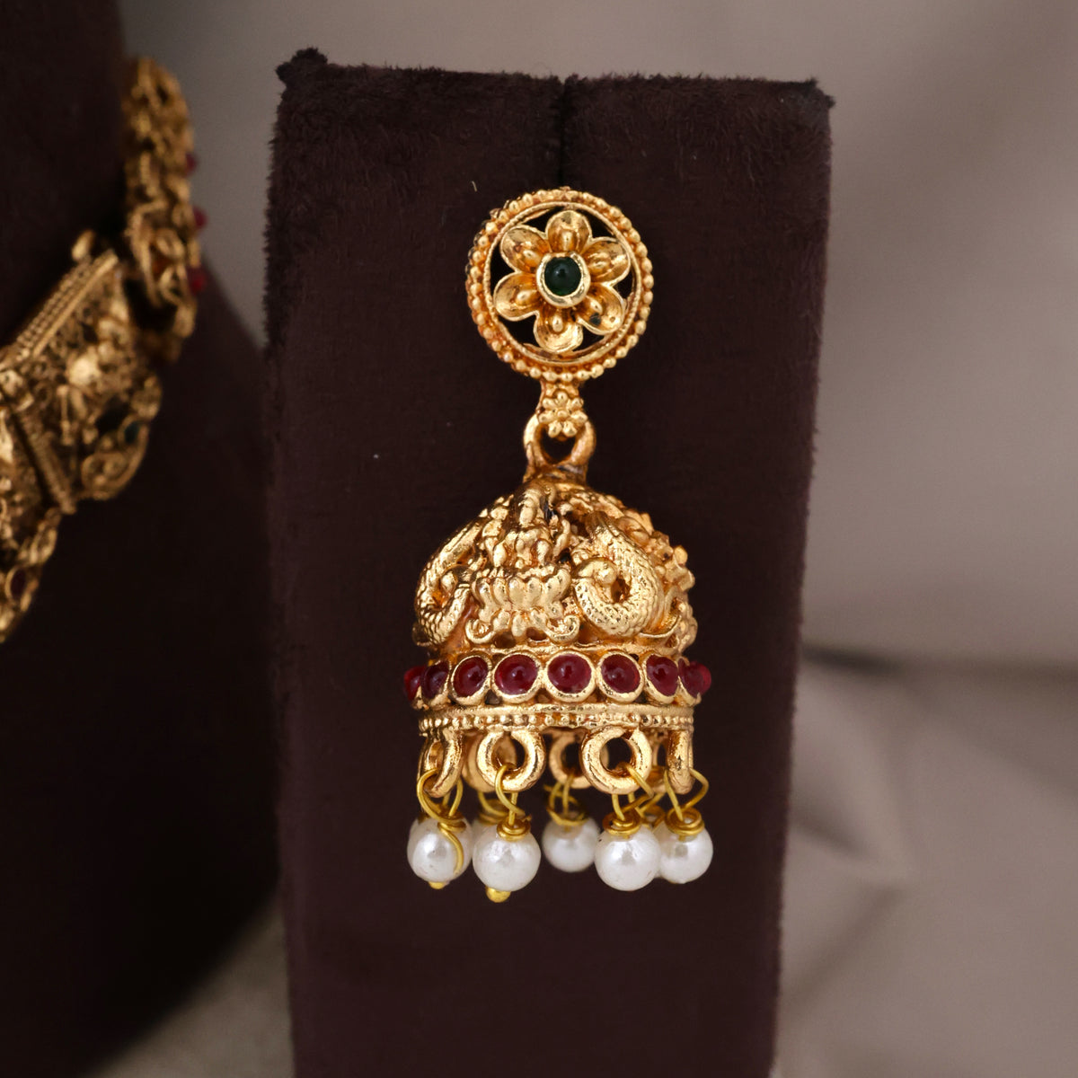 Antique Matte Gajalakshmi Budget Bridal Combo Set