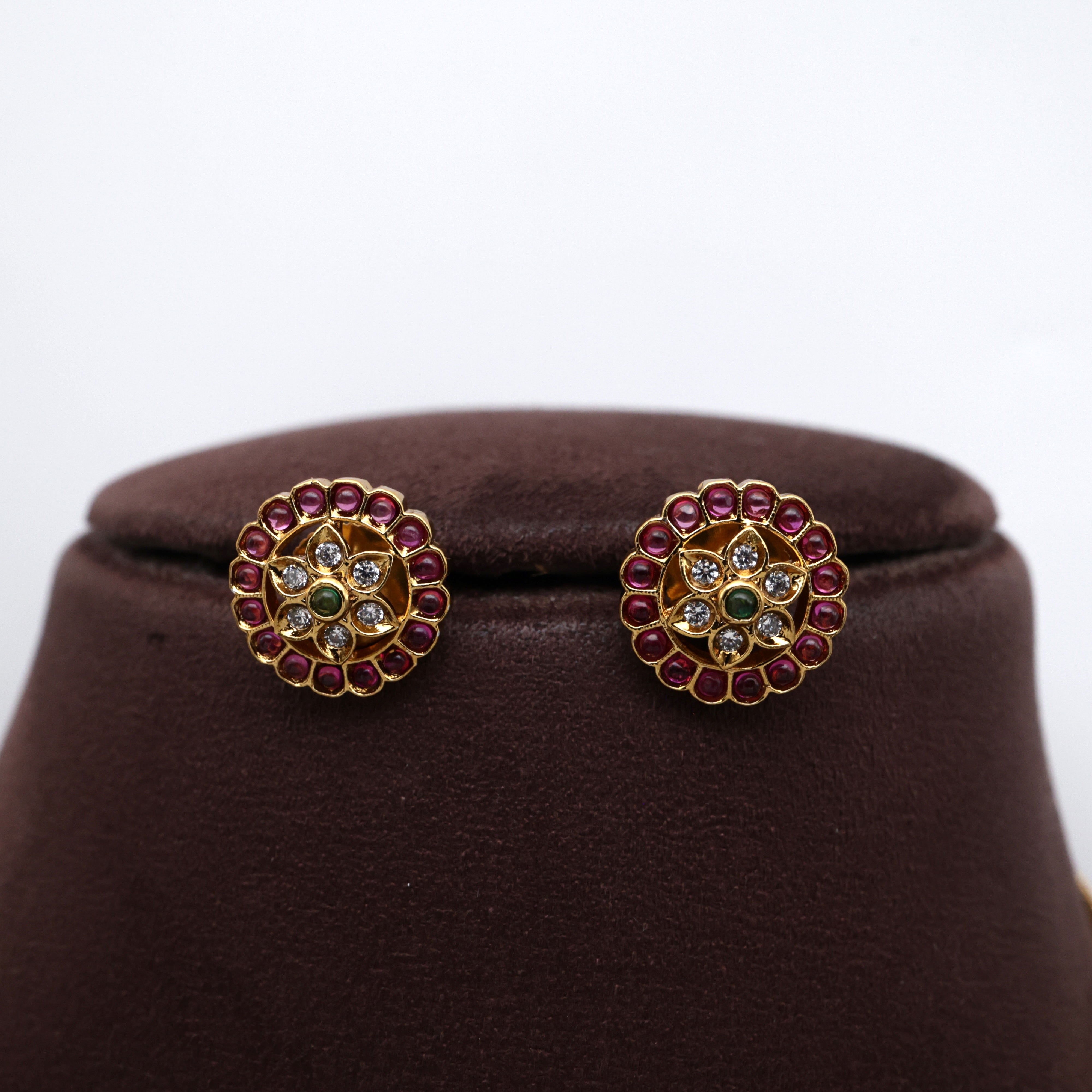 Antique Premium Quality Kemp Flower Necklace Set