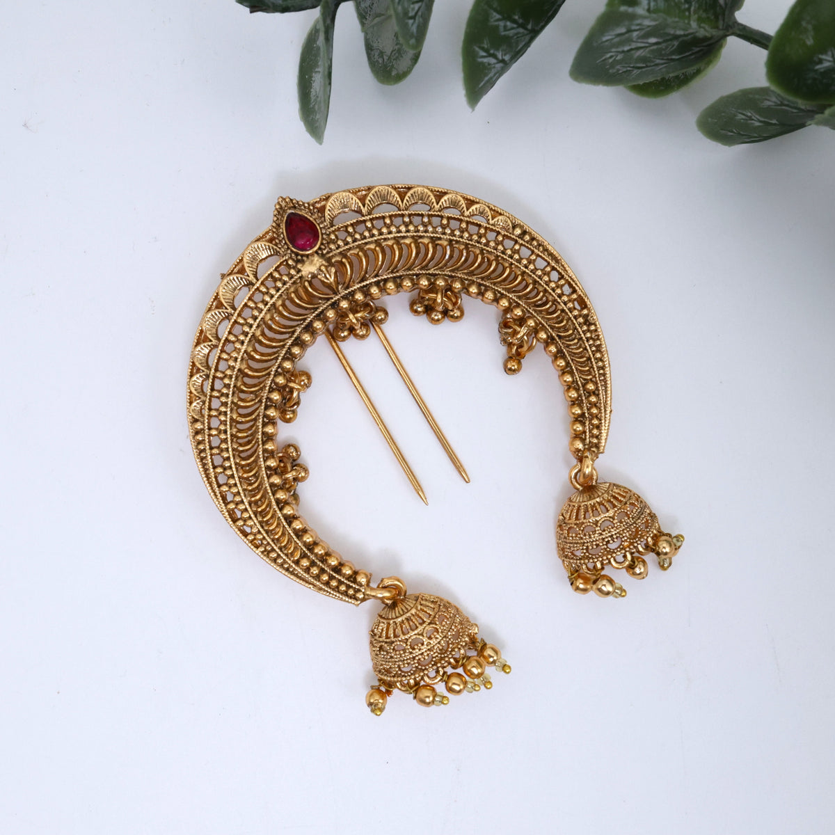 Antique Budget Maharashtrian Style Amabada Single Arch Choti