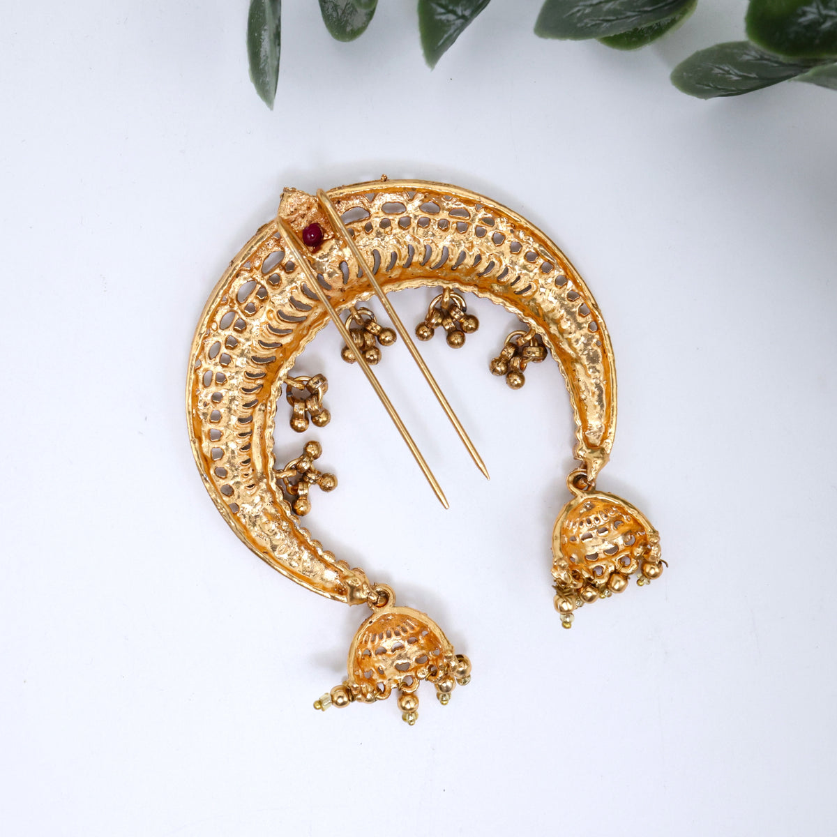 Antique Budget Maharashtrian Style Amabada Single Arch Choti