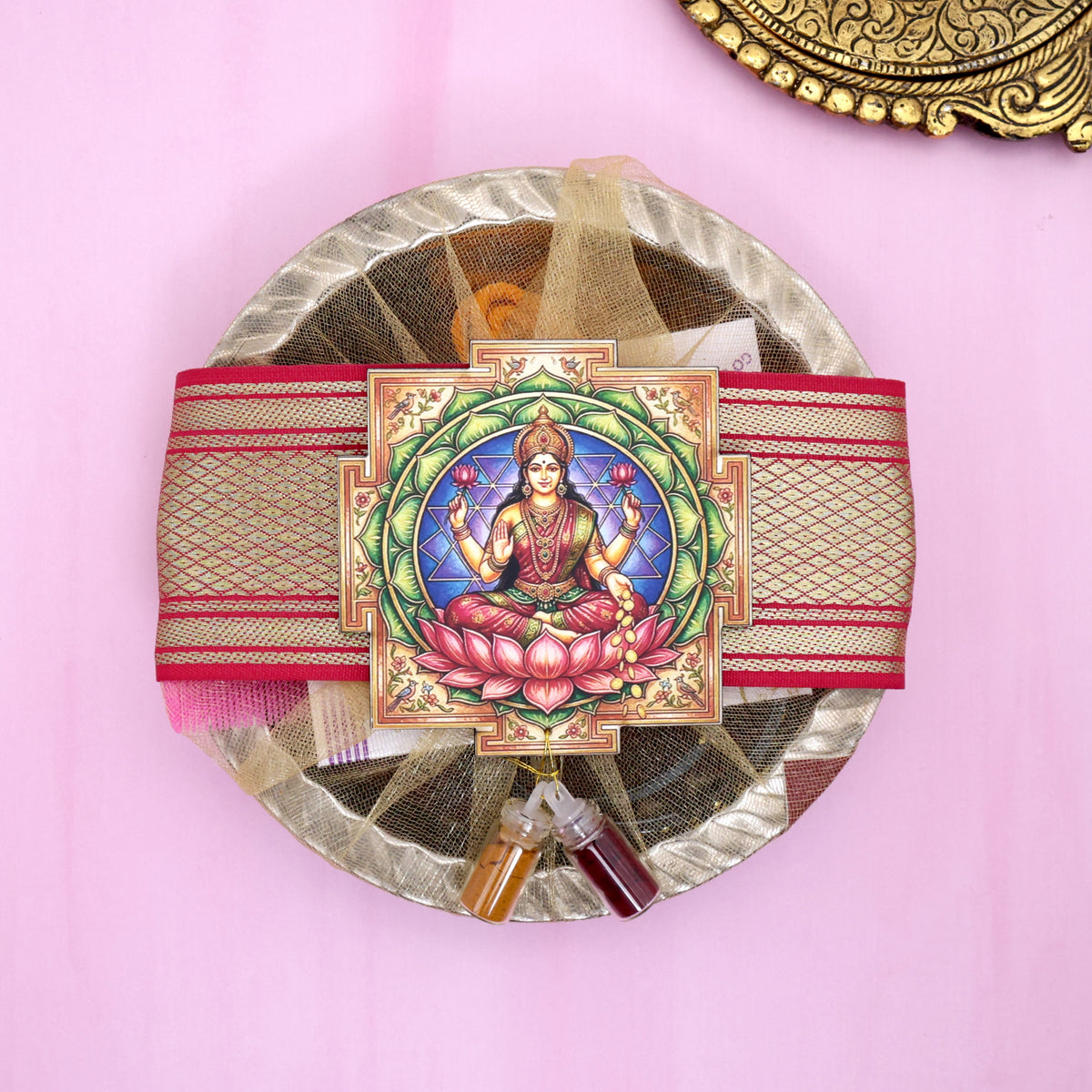 Lakshmi Zari MDF Mangalam Thamboolam Set