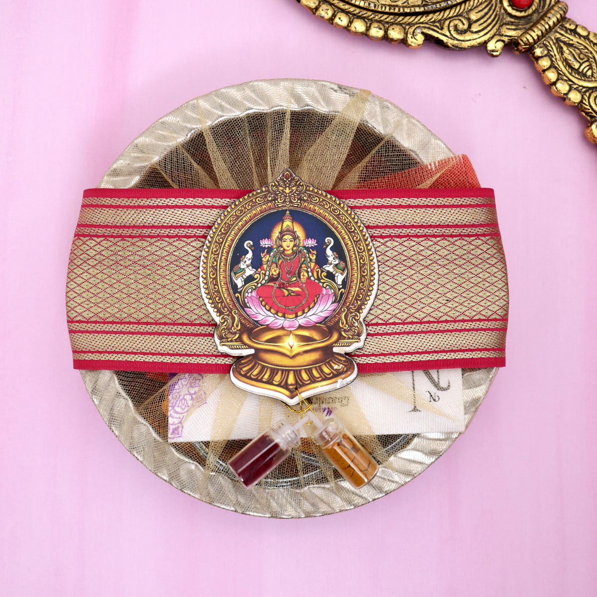 Lakshmi Zari MDF Mangalam Thamboolam Set
