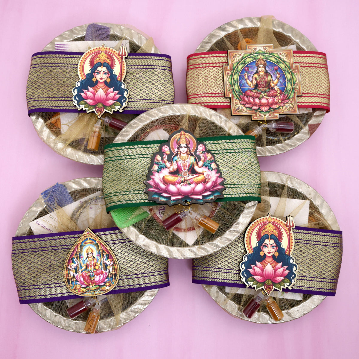 Lakshmi Zari MDF Mangalam Thamboolam Set