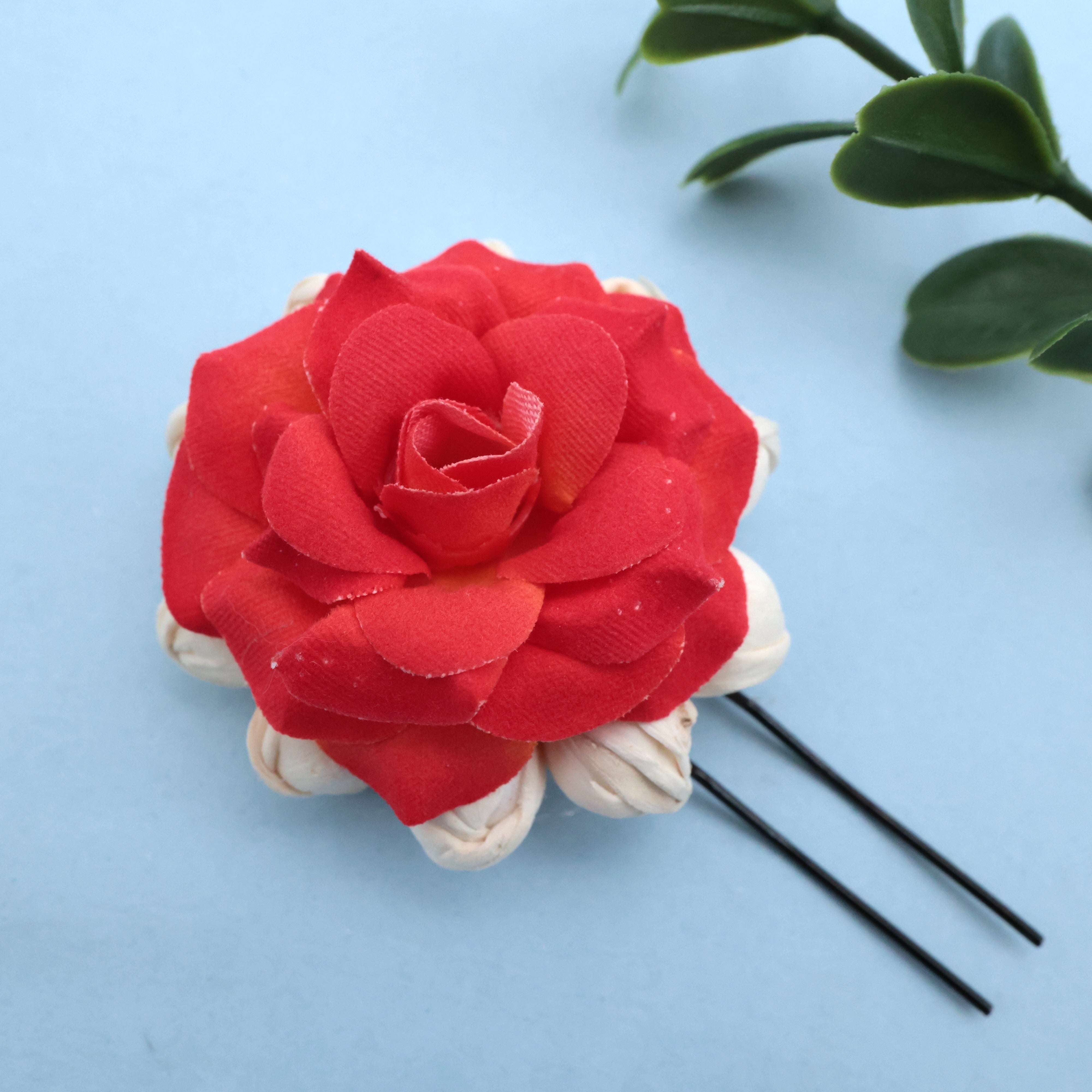Pack of 9 Handmade Jasmine Rose U Pins