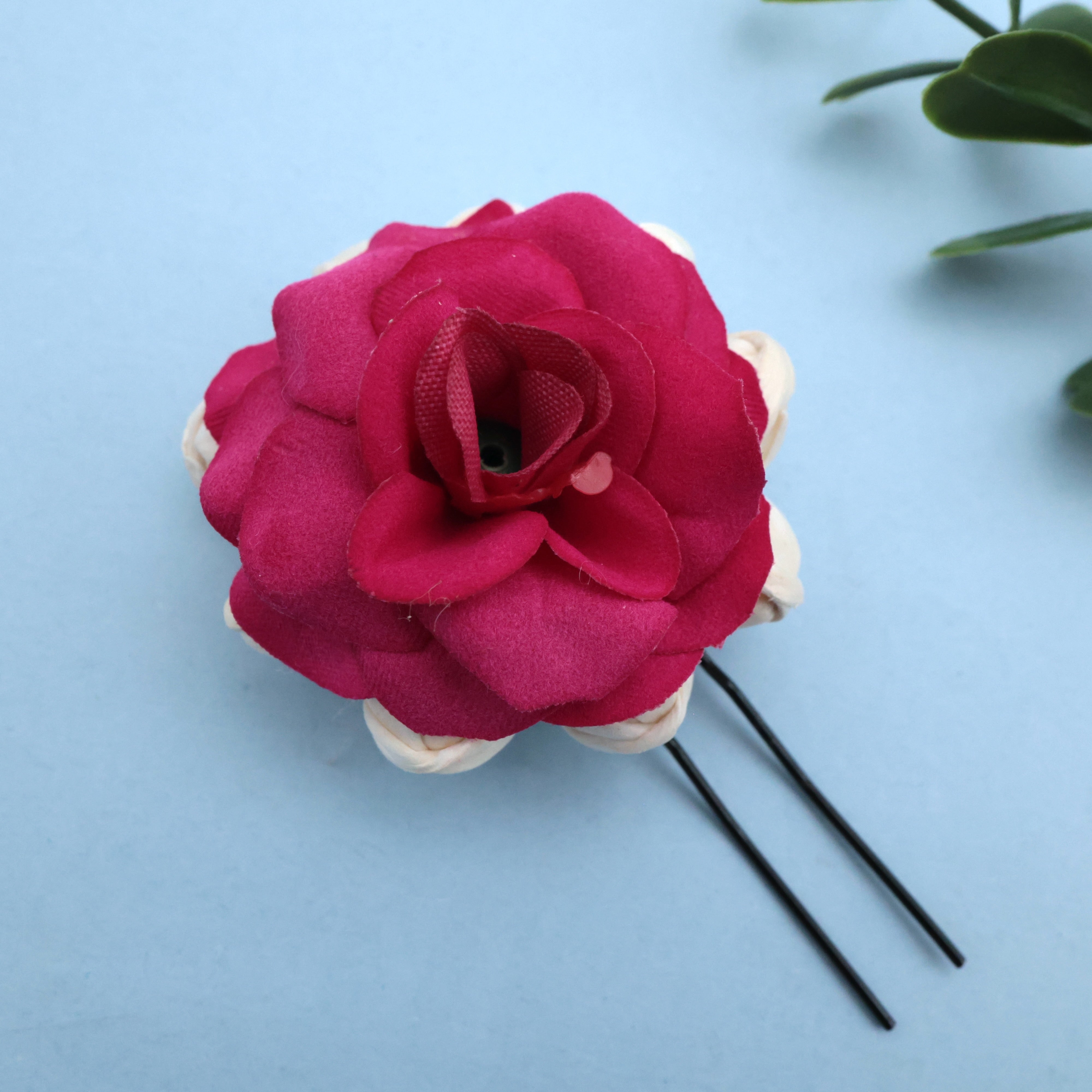 Pack of 9 Handmade Jasmine Rose U Pins