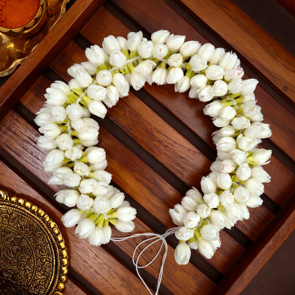 Very Real Look Handmade Bloomed Buds Jasmine String - 16 Inches