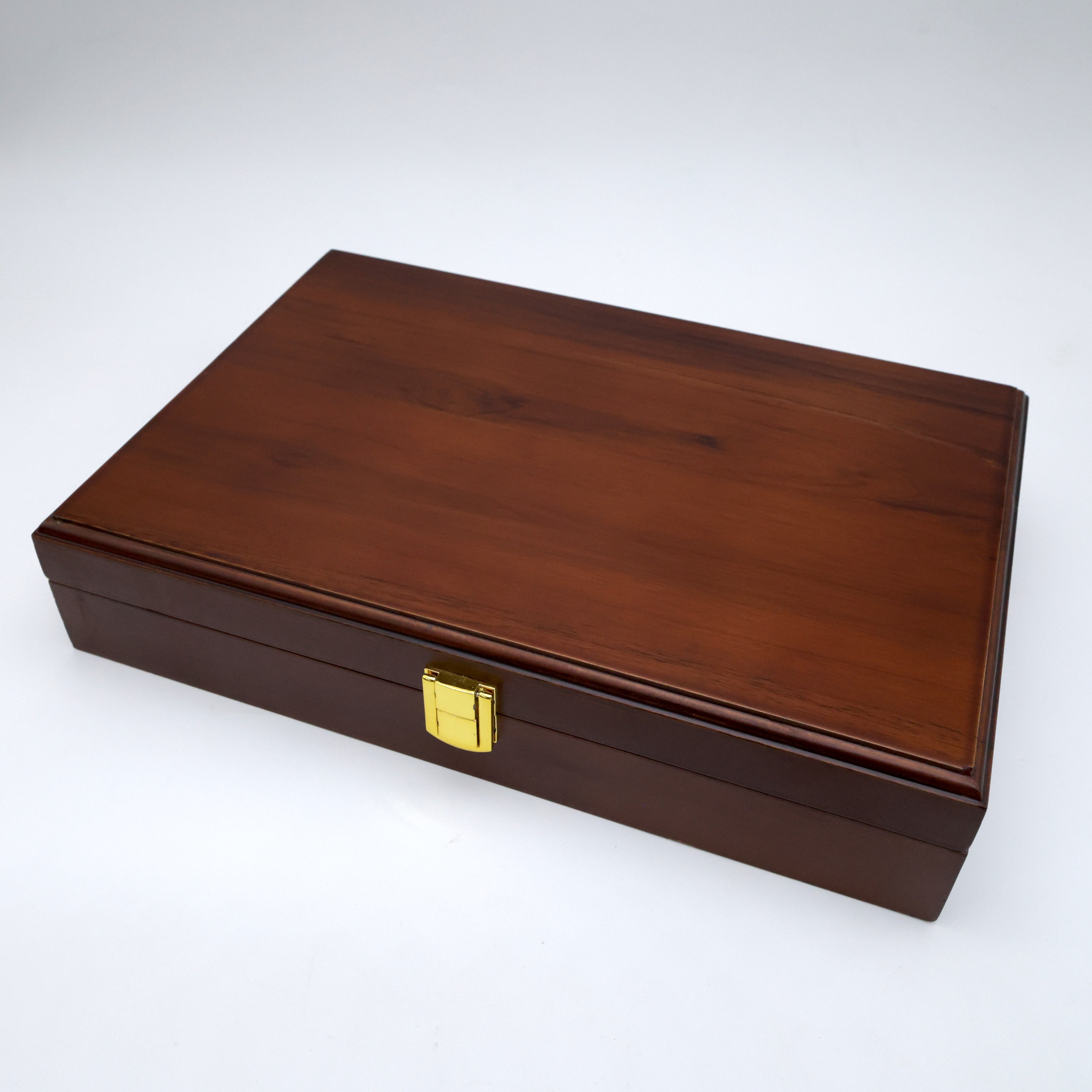 Premium Teak Wood 15 Slots Finger Ring Organiser