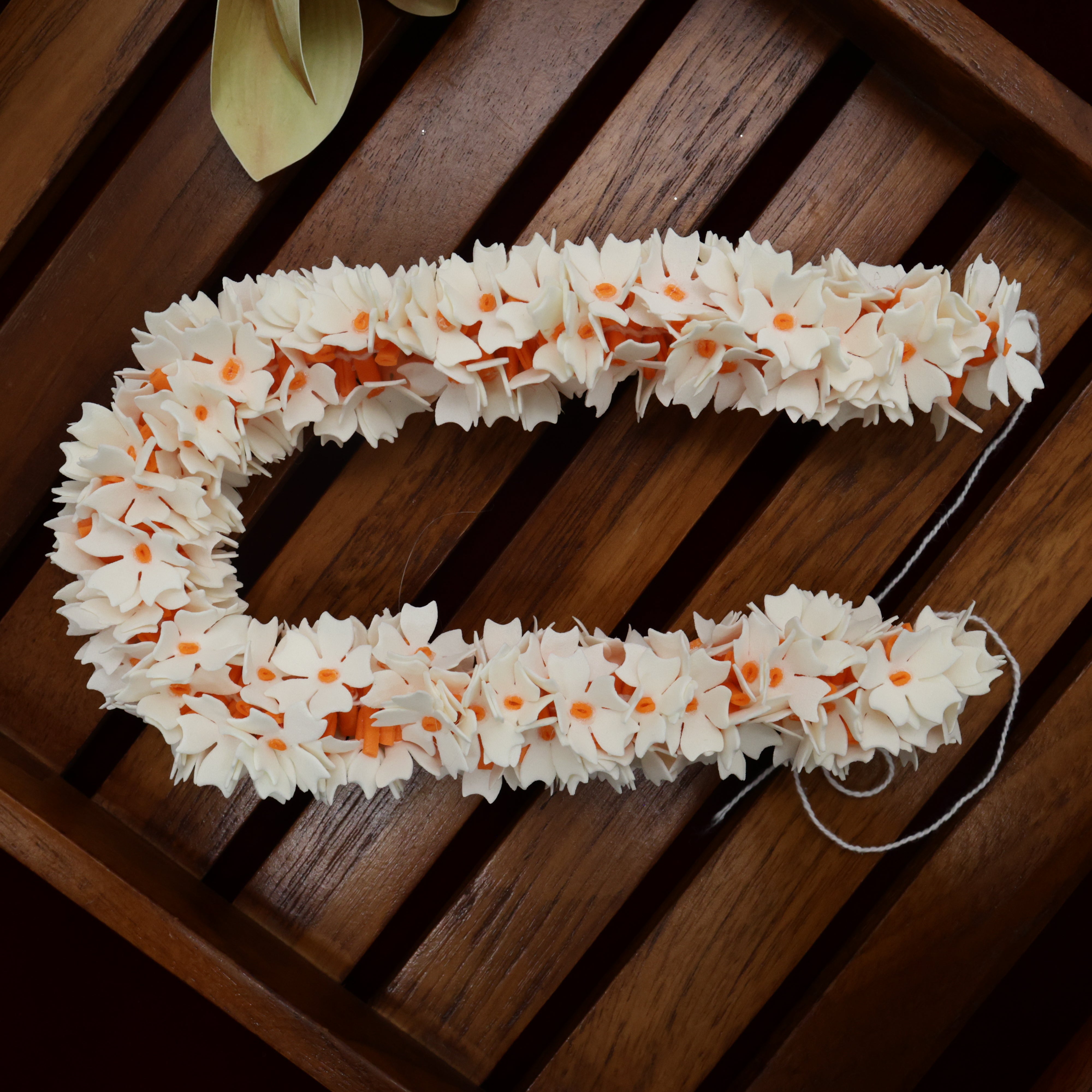 Realistic Waterproof Foam Pavazha Malli/Parijat Flower String