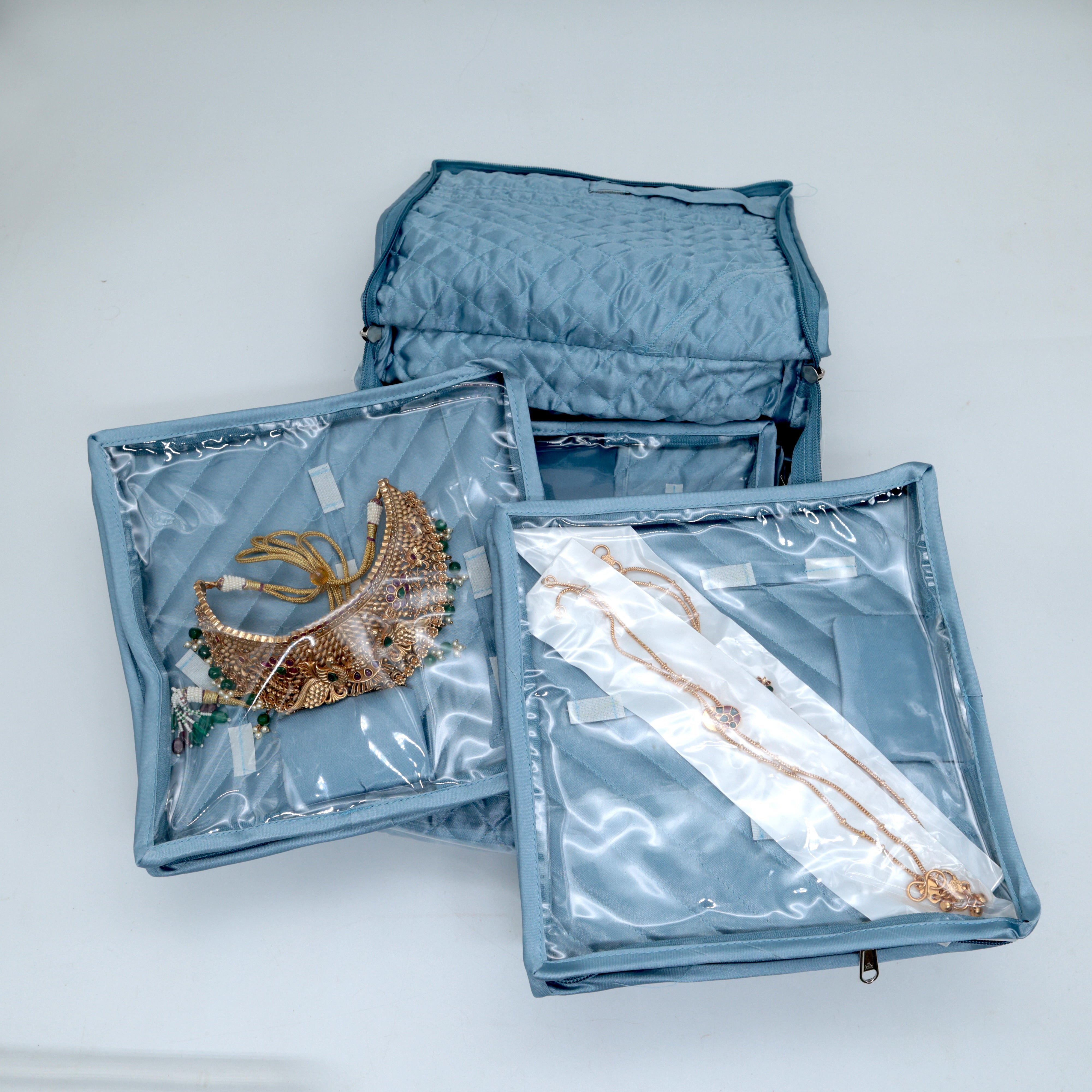 PREMIUM BIG JEWELLERY STORAGE KIT BAG - JEWELLERY STORAGE BAG ORGANISER