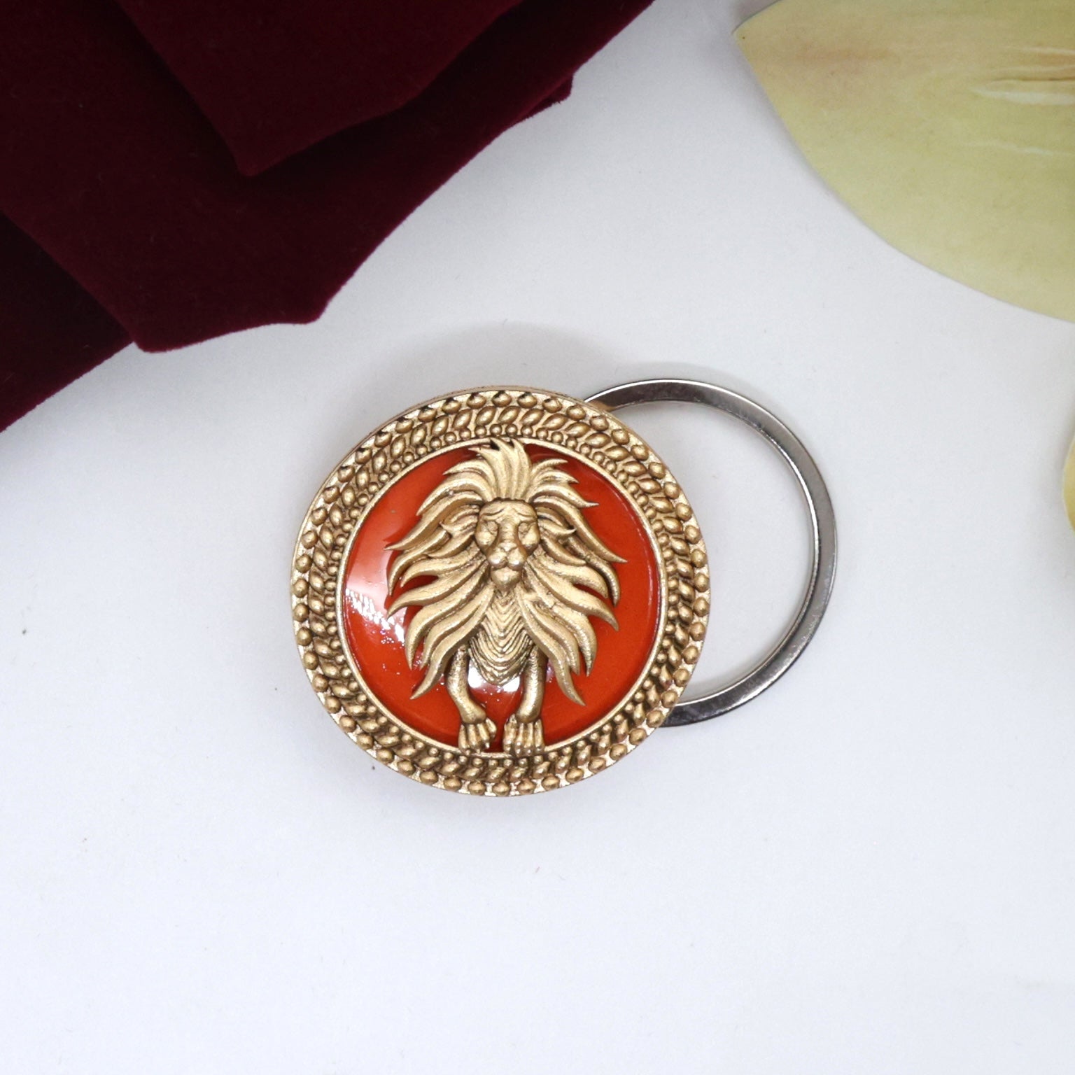 Gold Look Zodiac Signs Magnetic Brooch