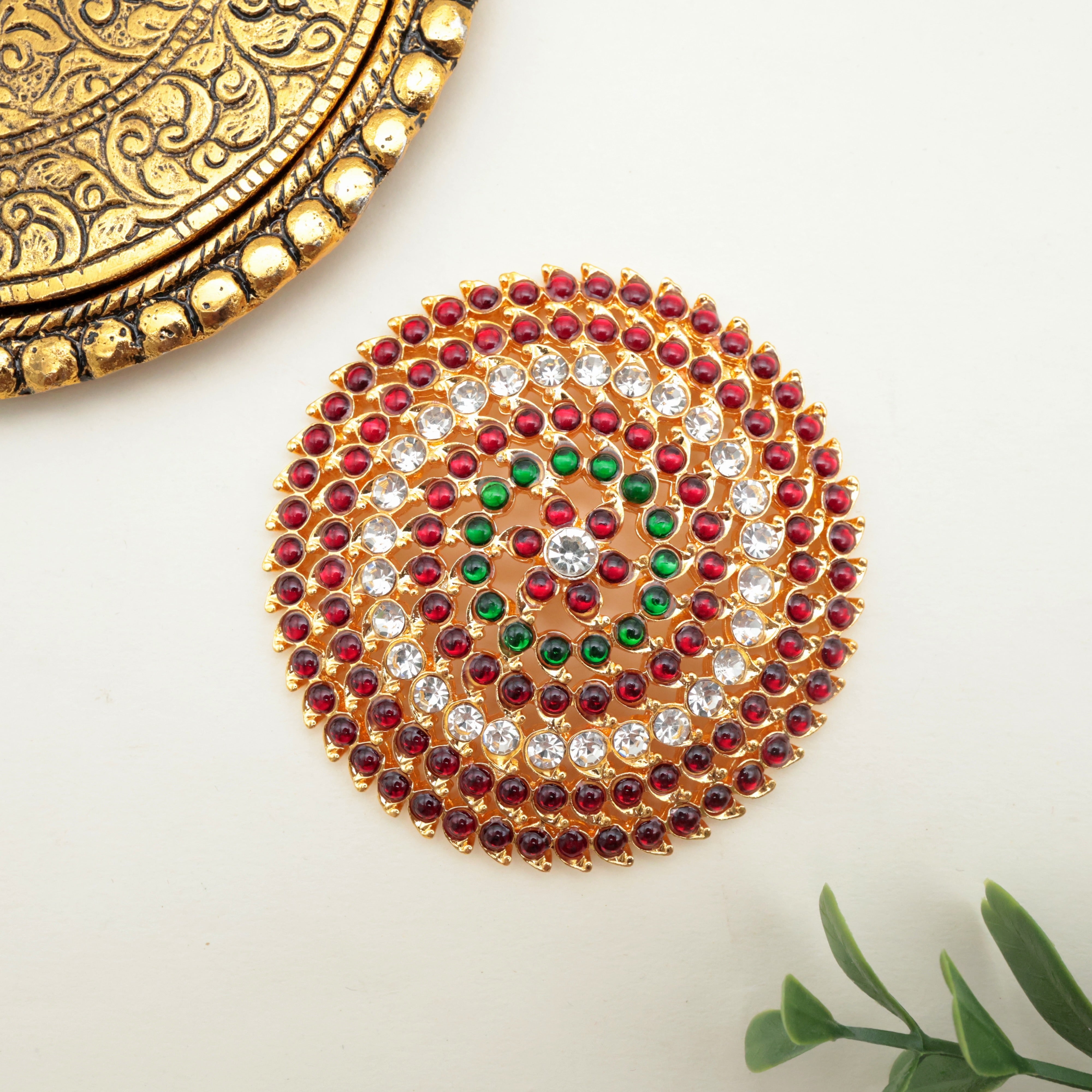 Traditional Temple Gold Polish Kemp AD Rakodi
