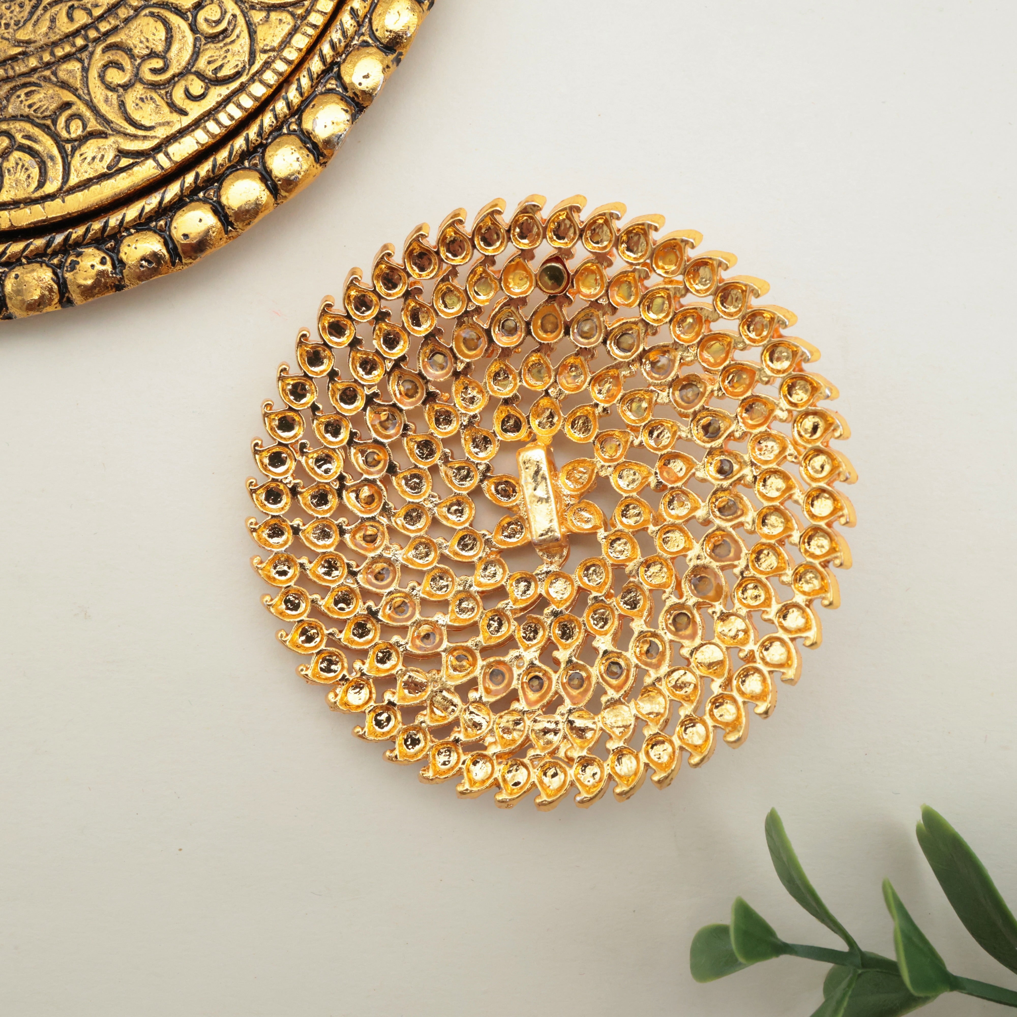 Traditional Temple Gold Polish Kemp AD Rakodi