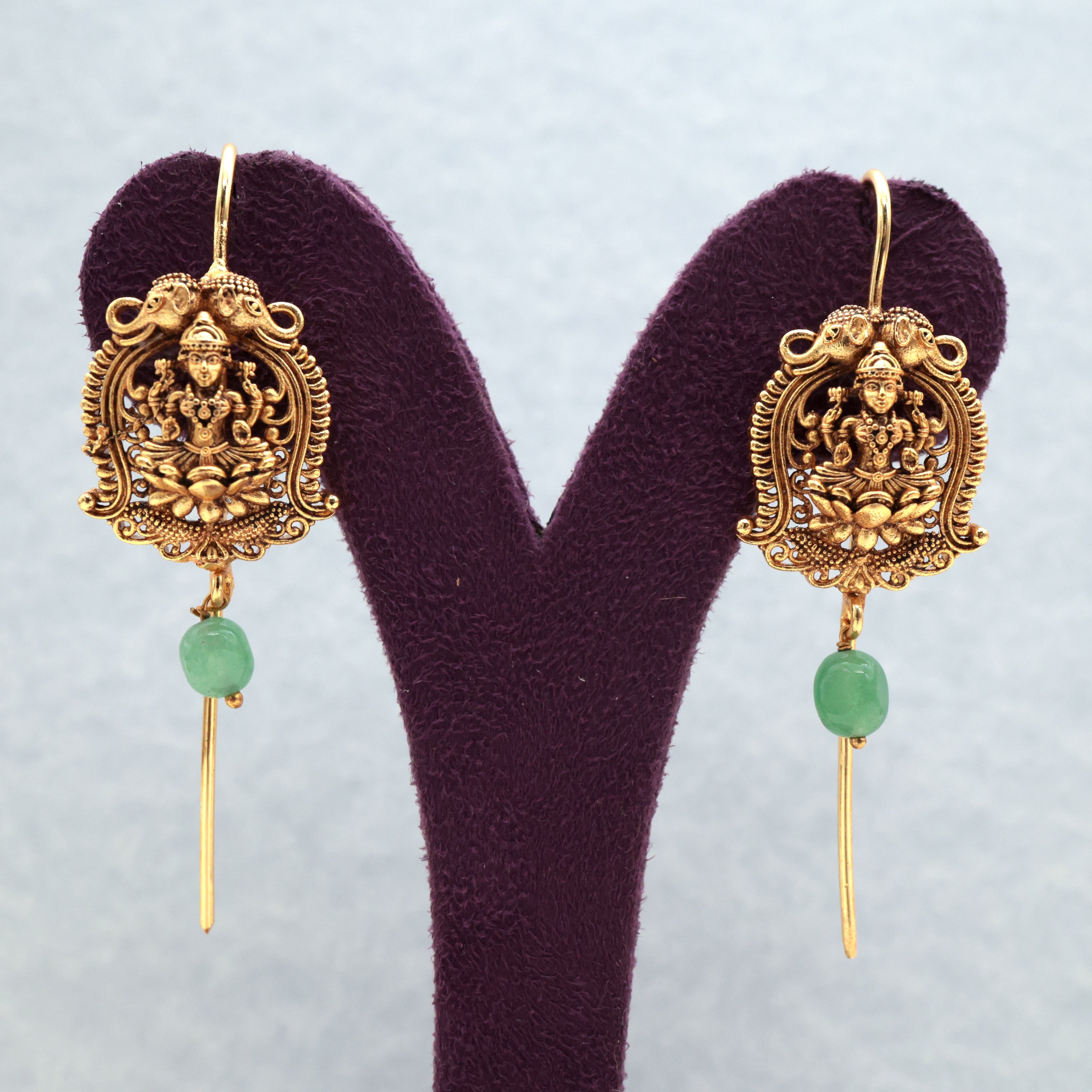 PREMIUM NAGAS MAHALAKSHMI NEEDLE EARCUFF EARRINGS
