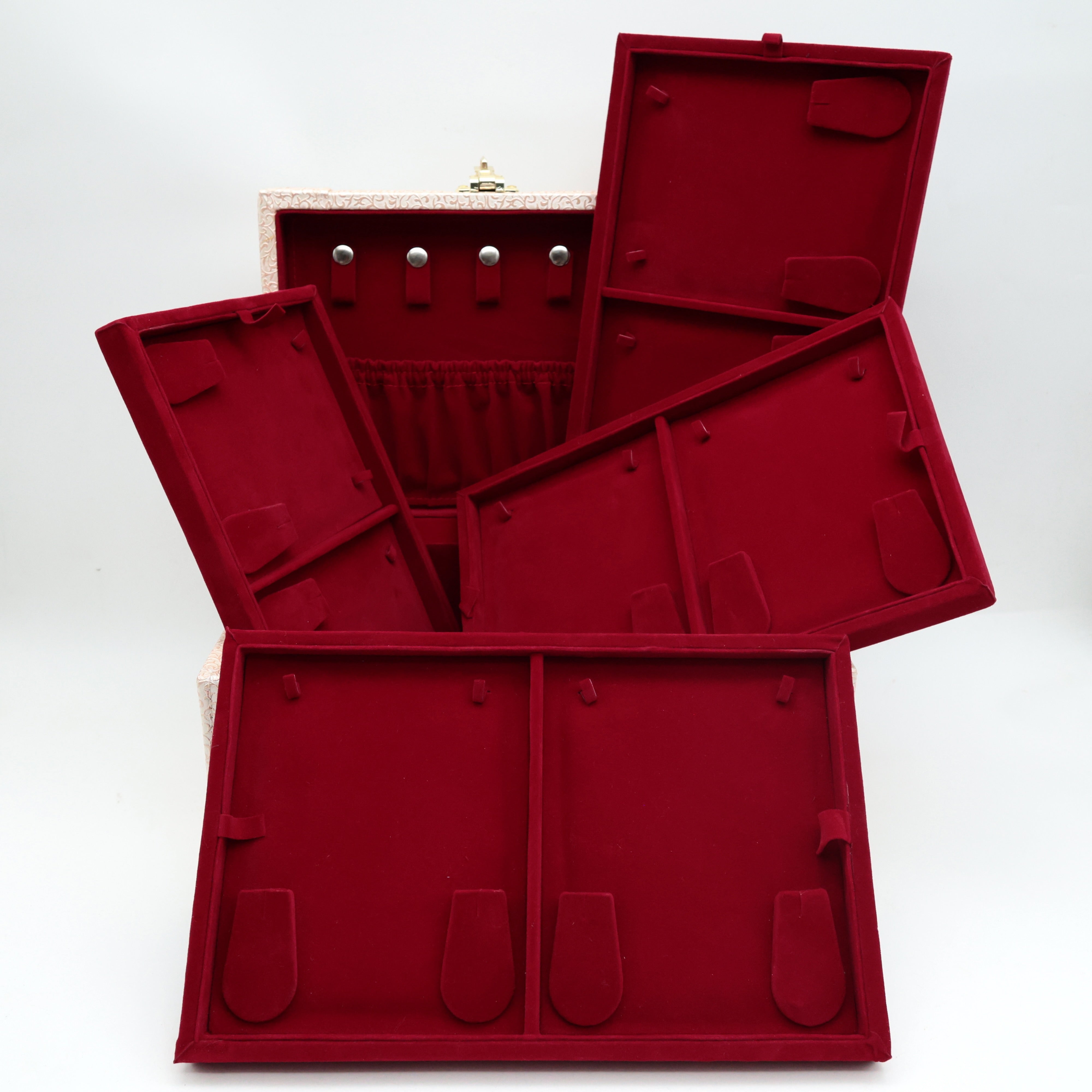 ROYAL 5+1 NECKLACE SET ORGANISER - NECKLACE ORGANISER JEWELLERY BOX WITH SAFETY NUMBER LOCK