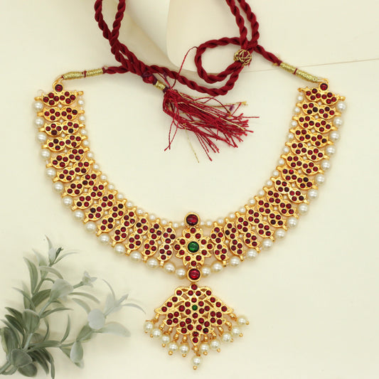 Budget Friendly Double Layer Mango Kemp Necklace