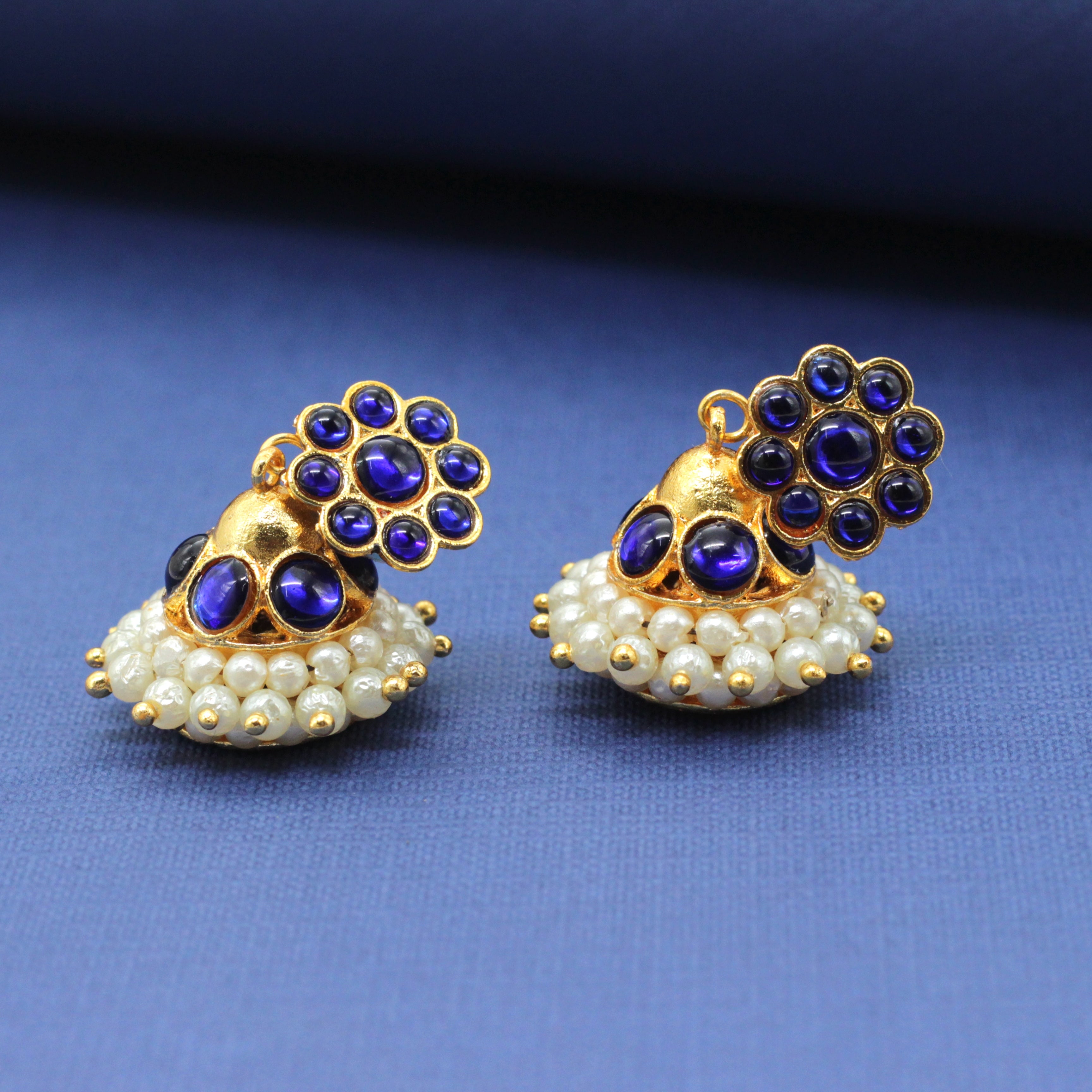 Basic Single Line Traditional Kemp Jhumkas