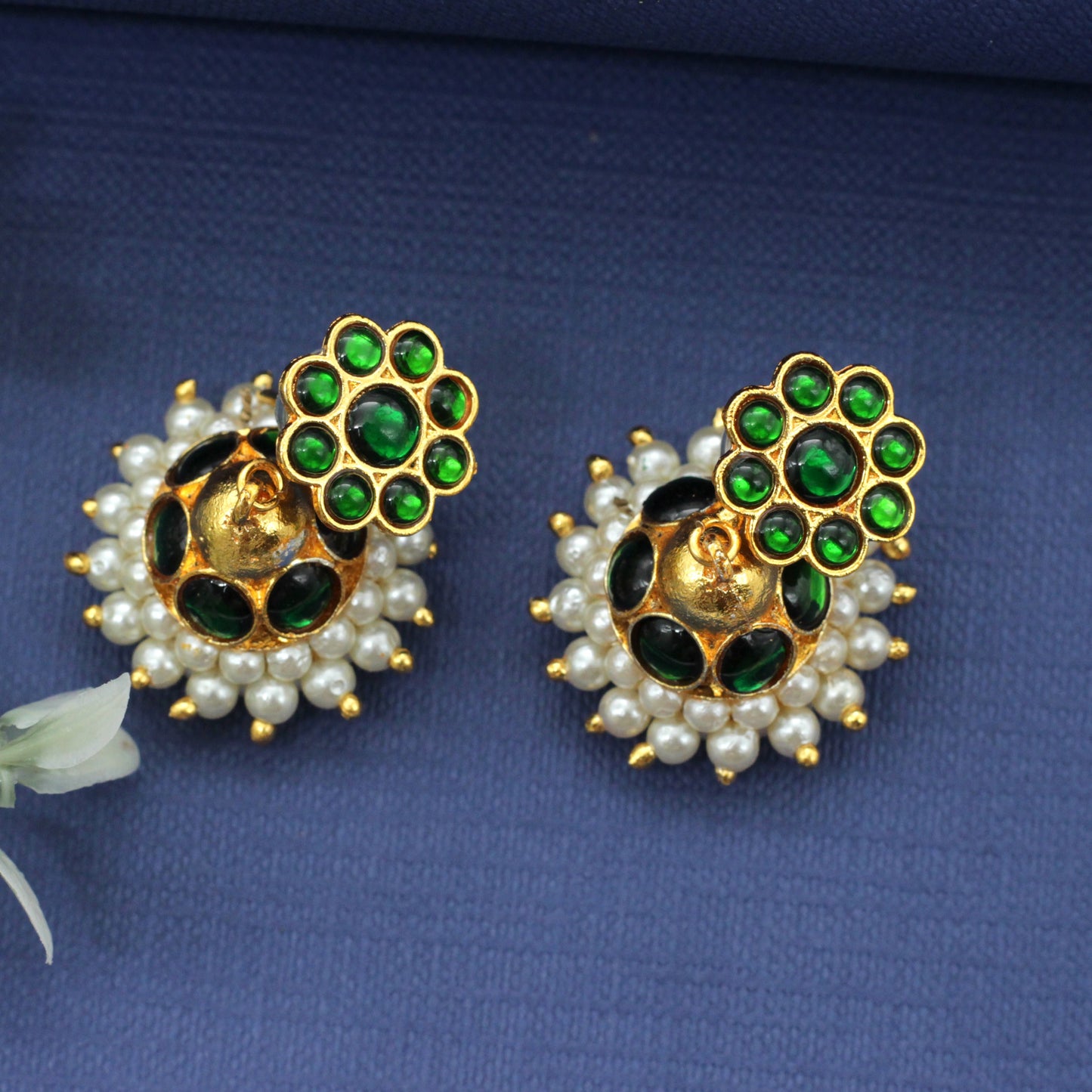 Basic Single Line Traditional Kemp Jhumkas