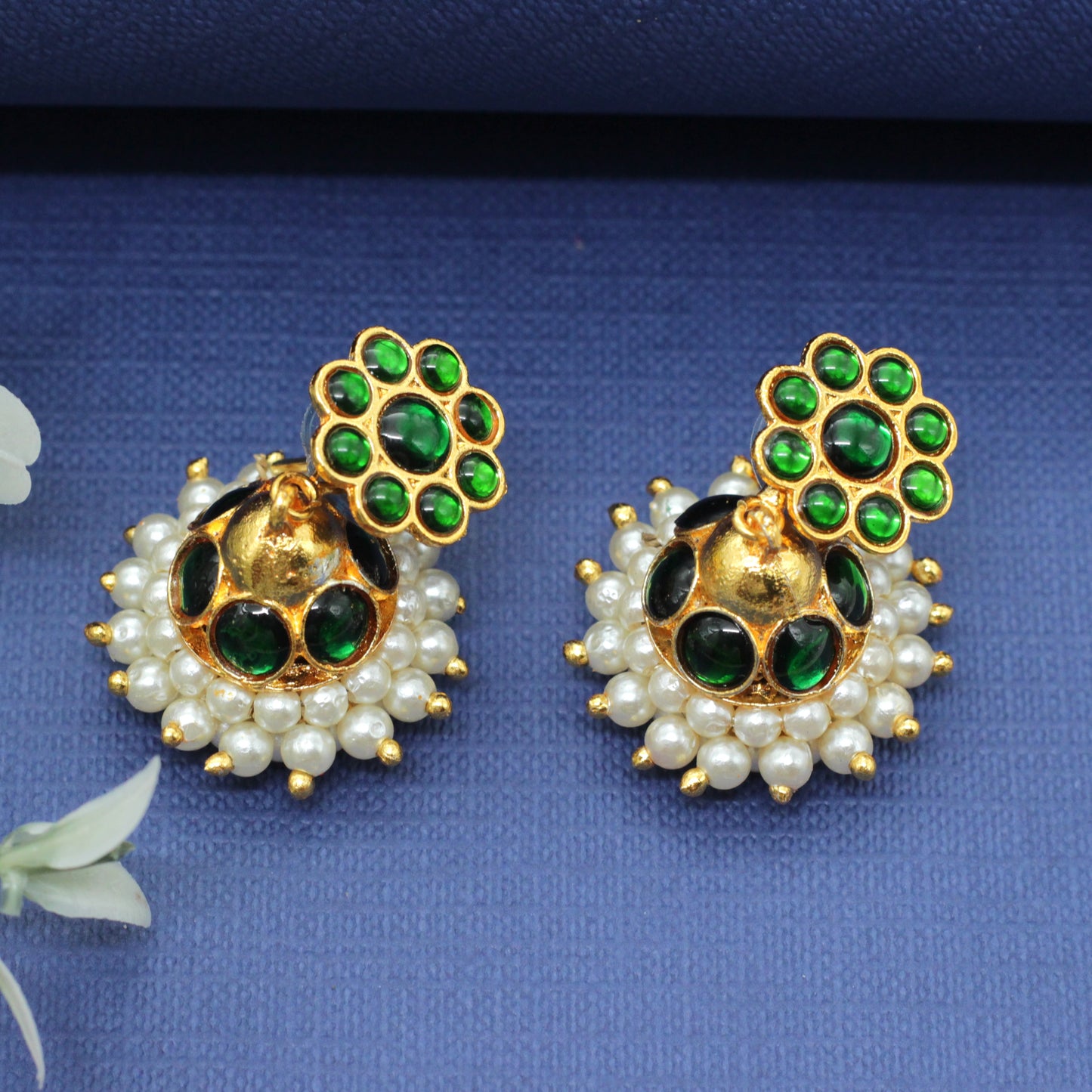 Basic Single Line Traditional Kemp Jhumkas