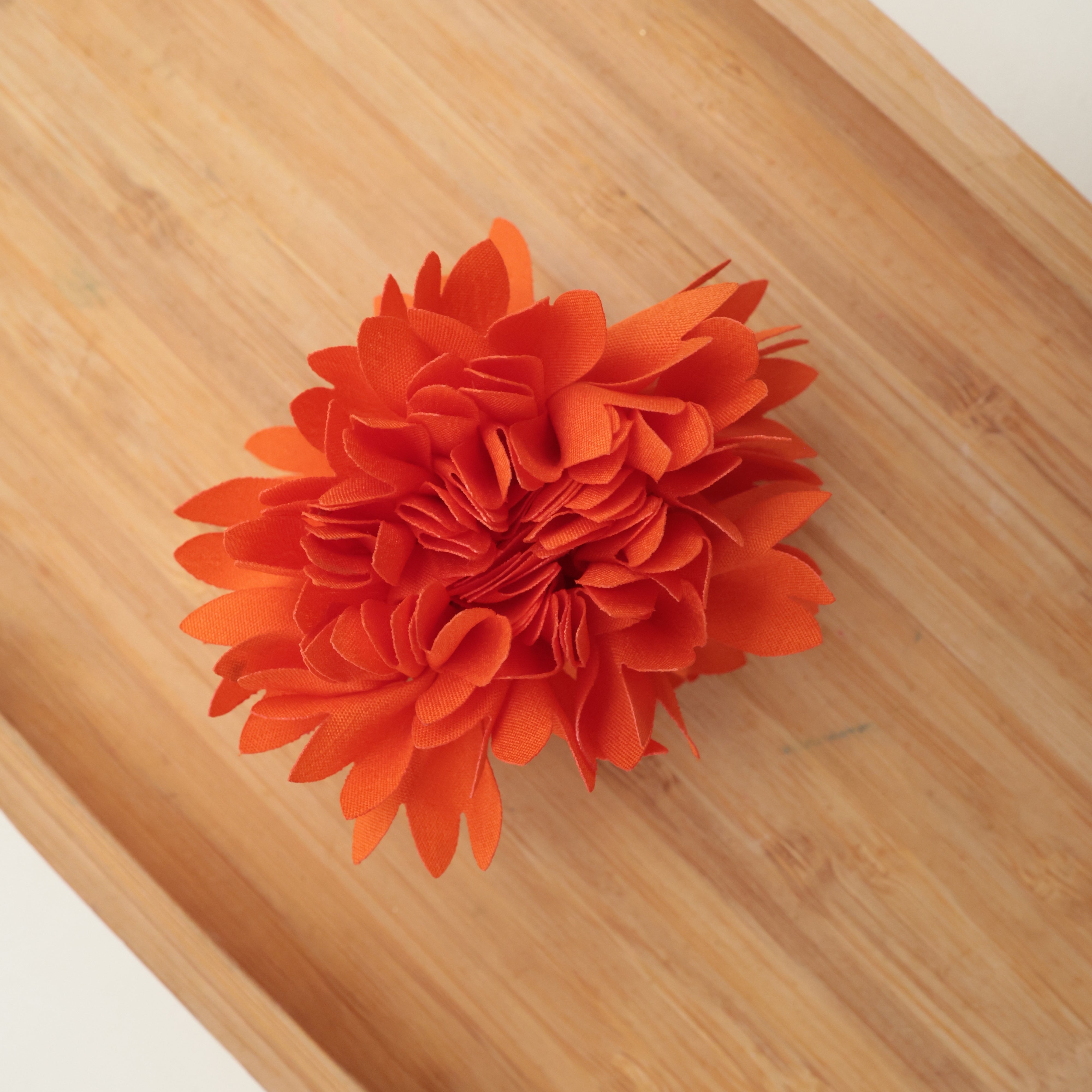 Handmade Real Look Pichi Poo Flower Elastic Hair Scrunchies For Kids - Elastic Flower Hair Bands