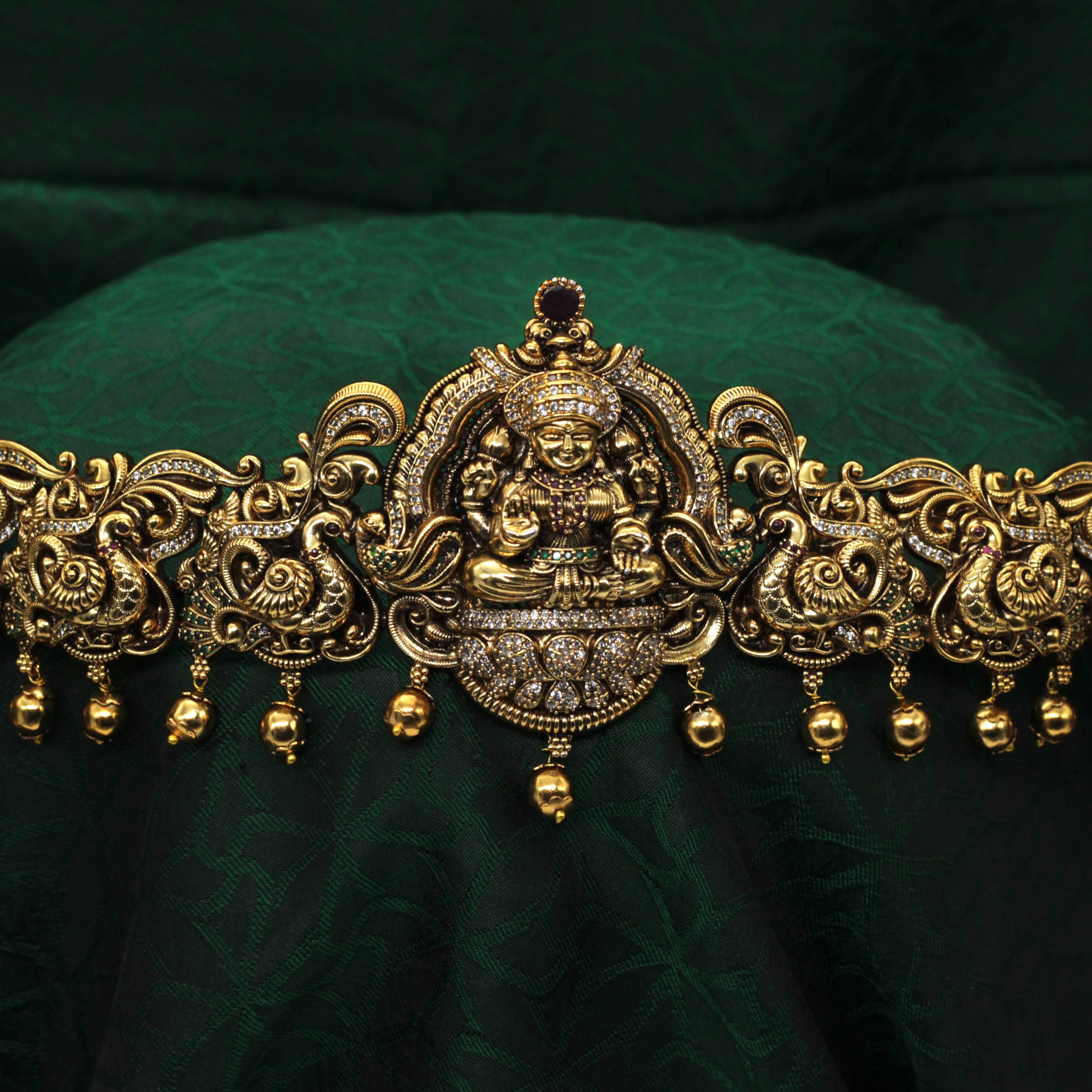 Antique Nagas Annam Lakshmi Bridal Hip Belt