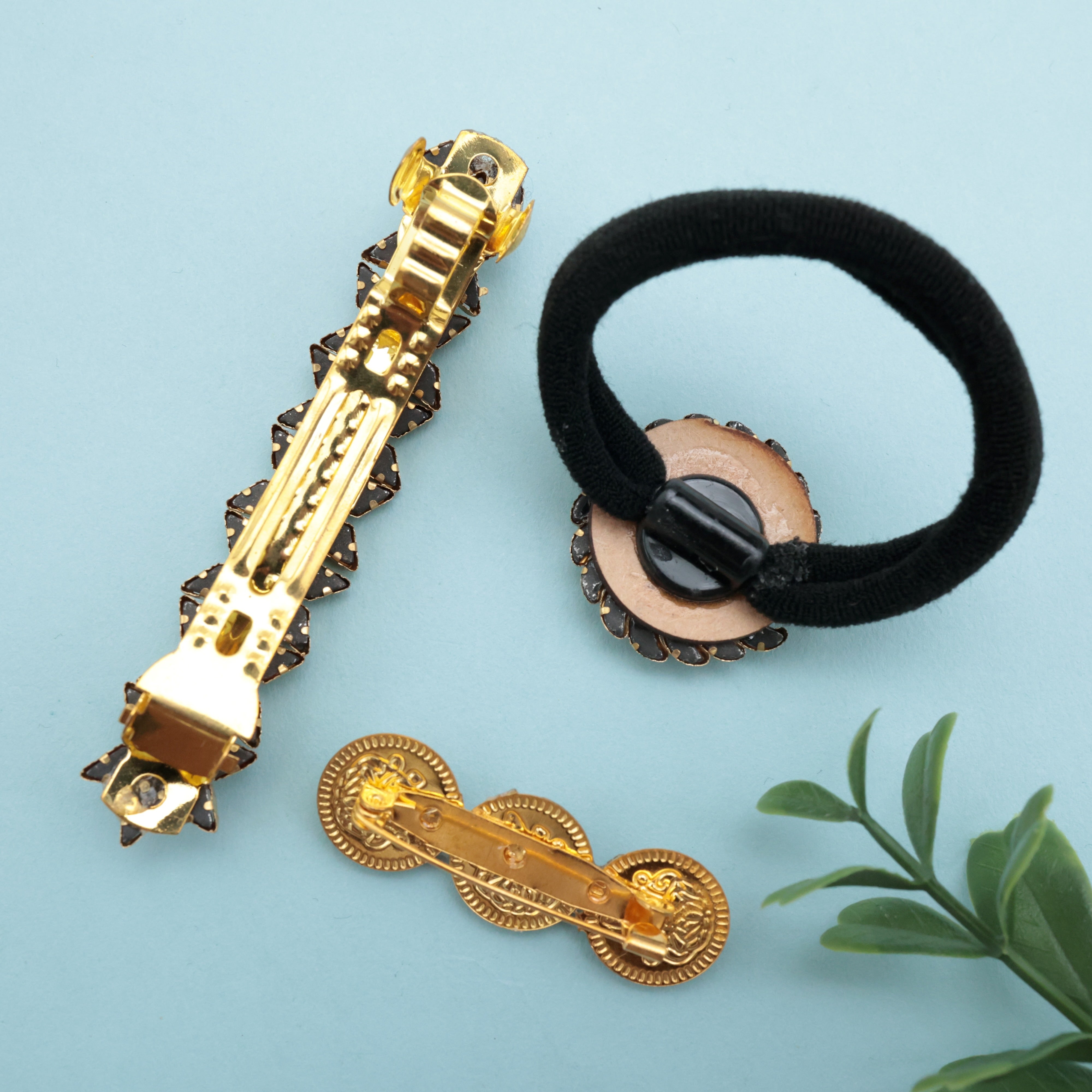 Navarathri Accessory Combo (Orange) - Best Return Gift Option For Women