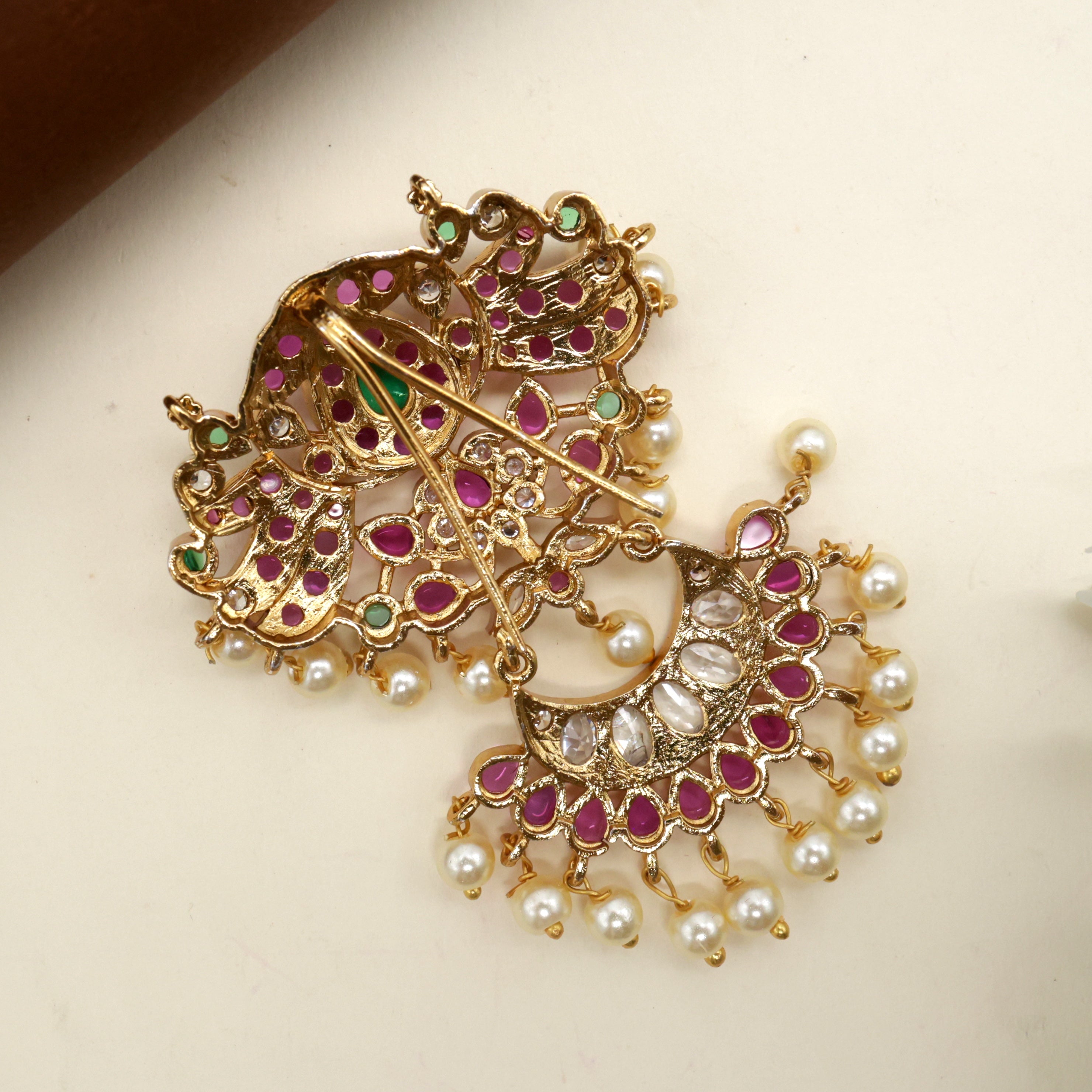 Antique AD Tamara Small Bridal Hair Choti