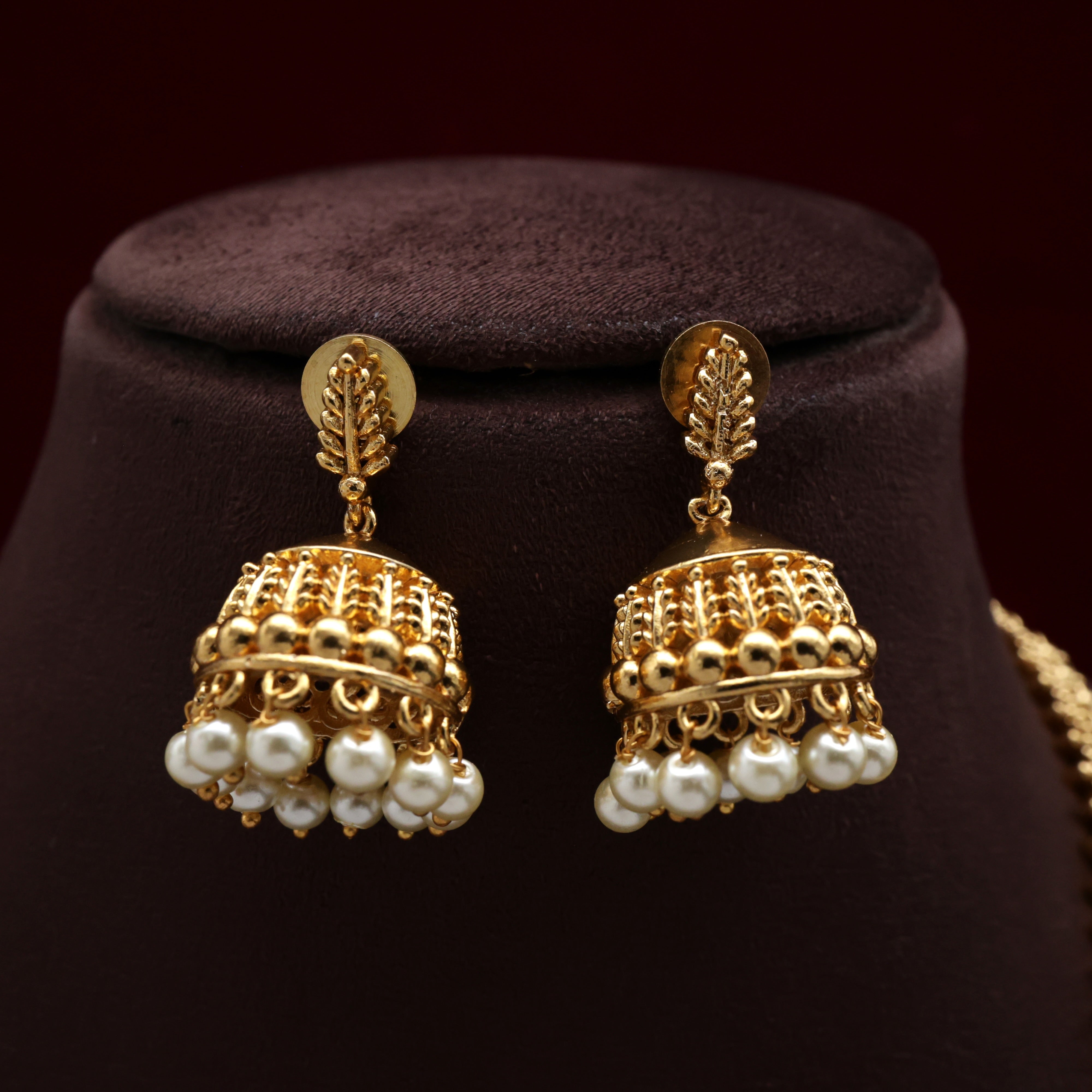Antique Bud Leaf Haaram Set