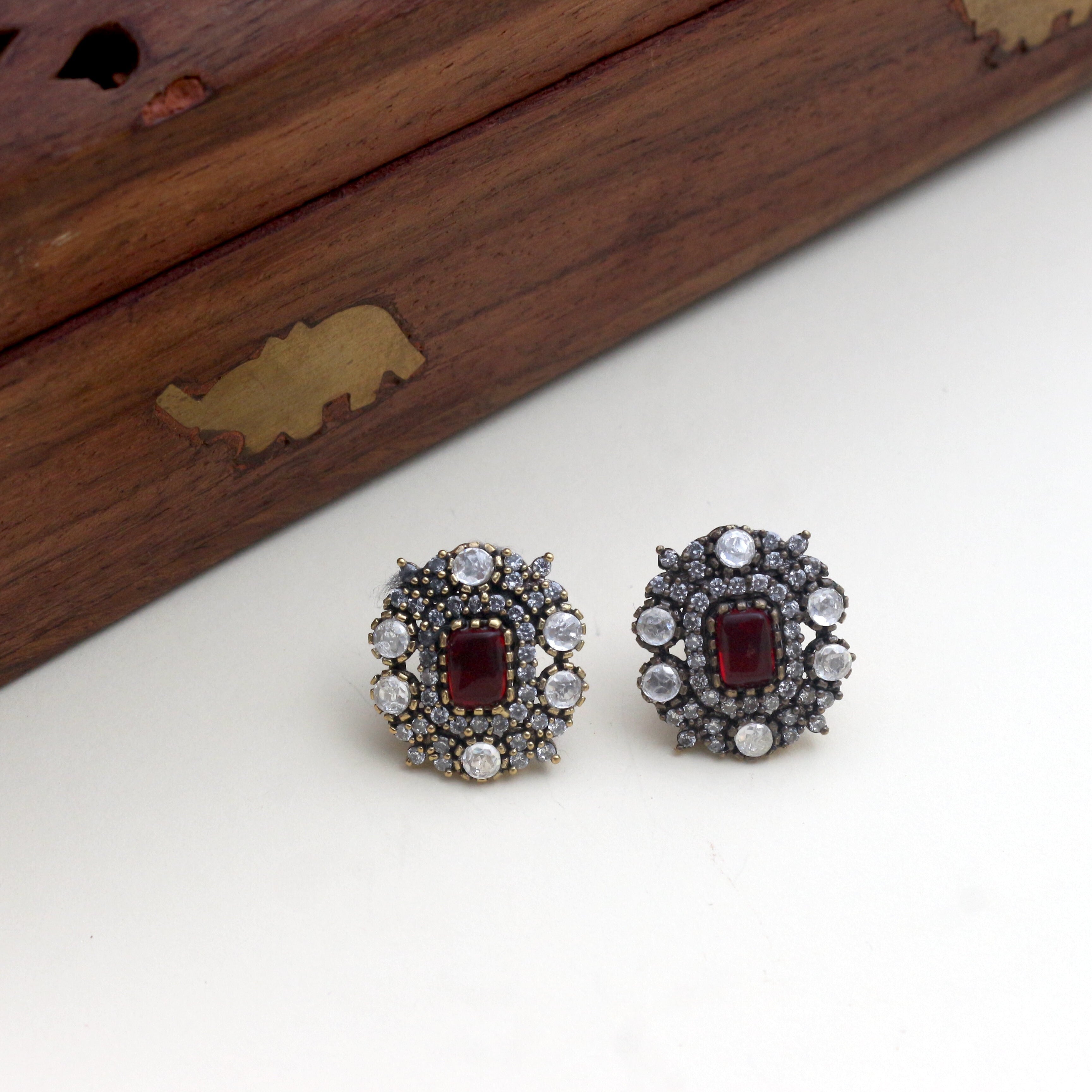 Office & Function Wear Contemporary Victorian Studs