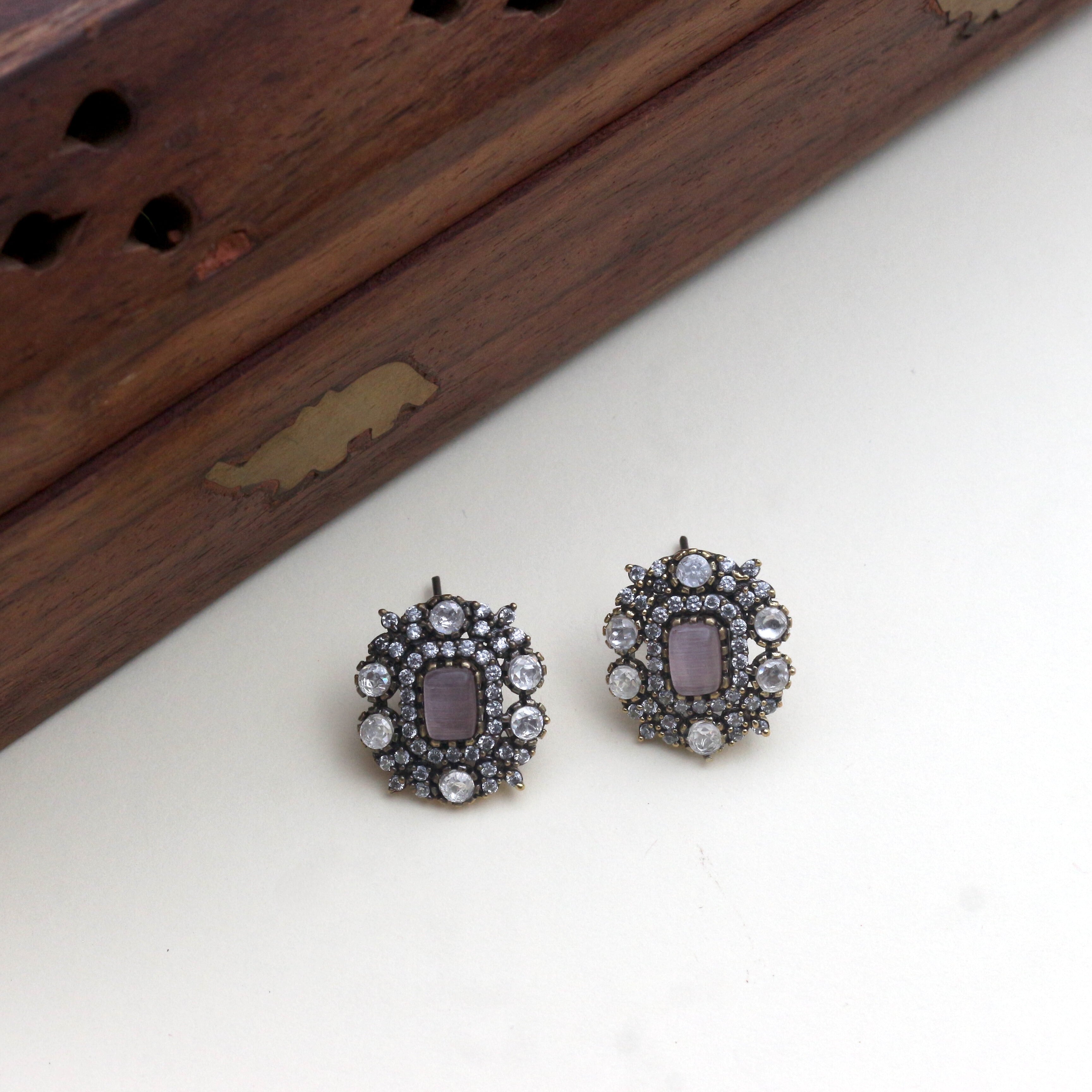 Office & Function Wear Contemporary Victorian Studs