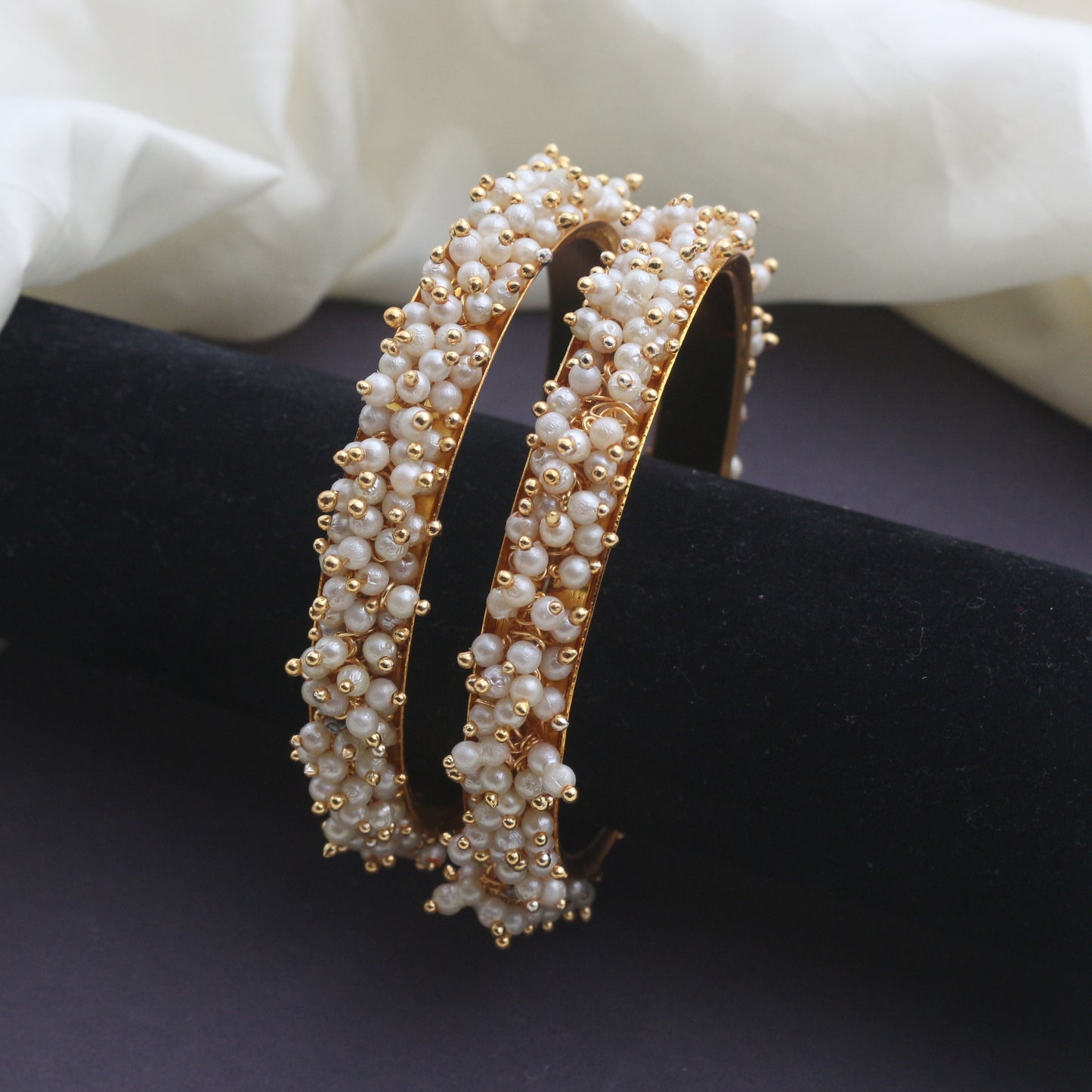 Budget Friendly Pearl Bunch Bangles