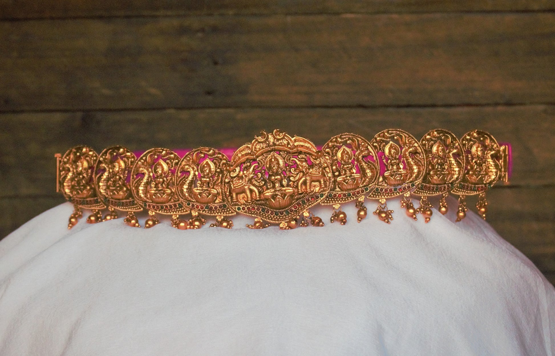 Antique Matte Lakshmi Devi Hip Belt