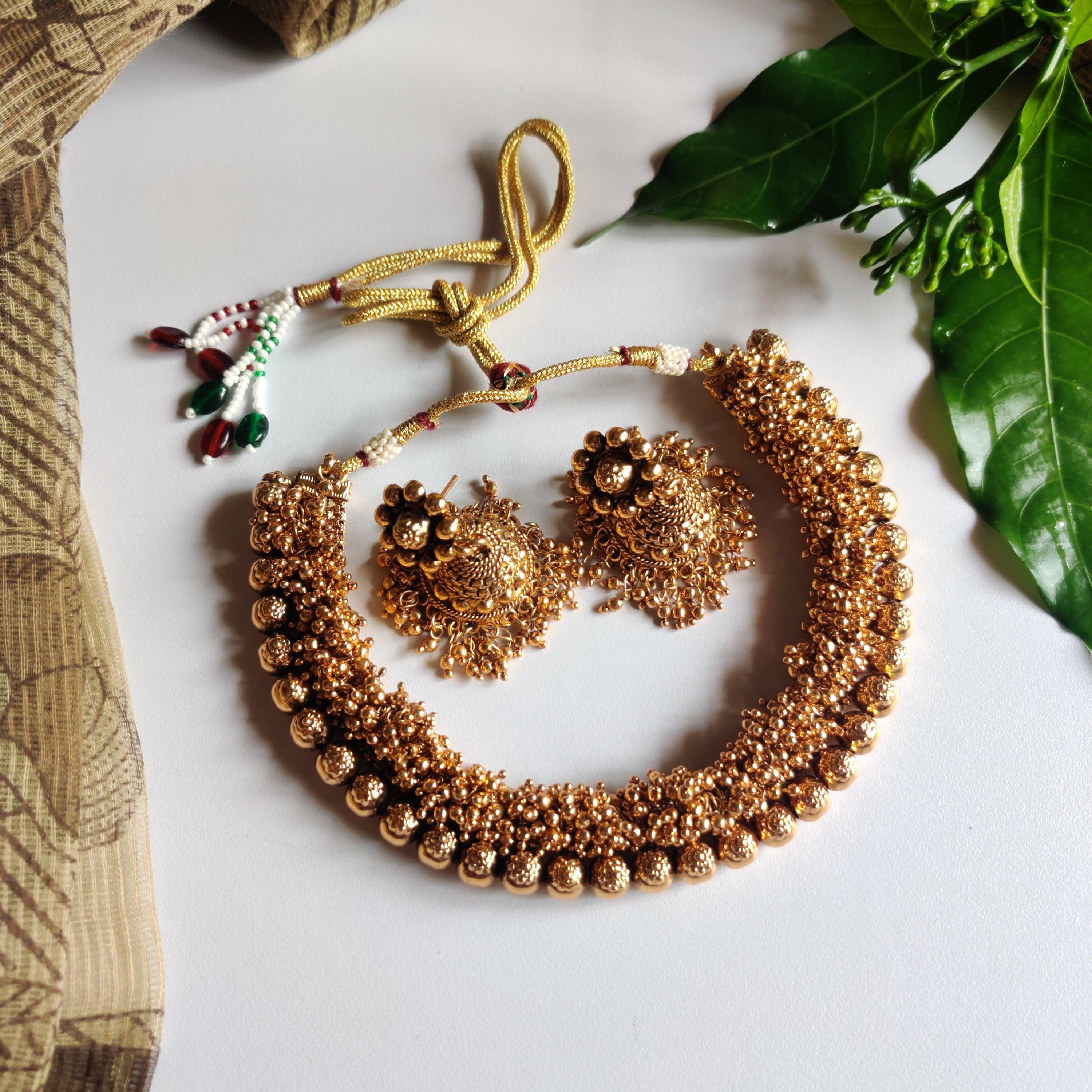 Gold Finish Gundla Mala