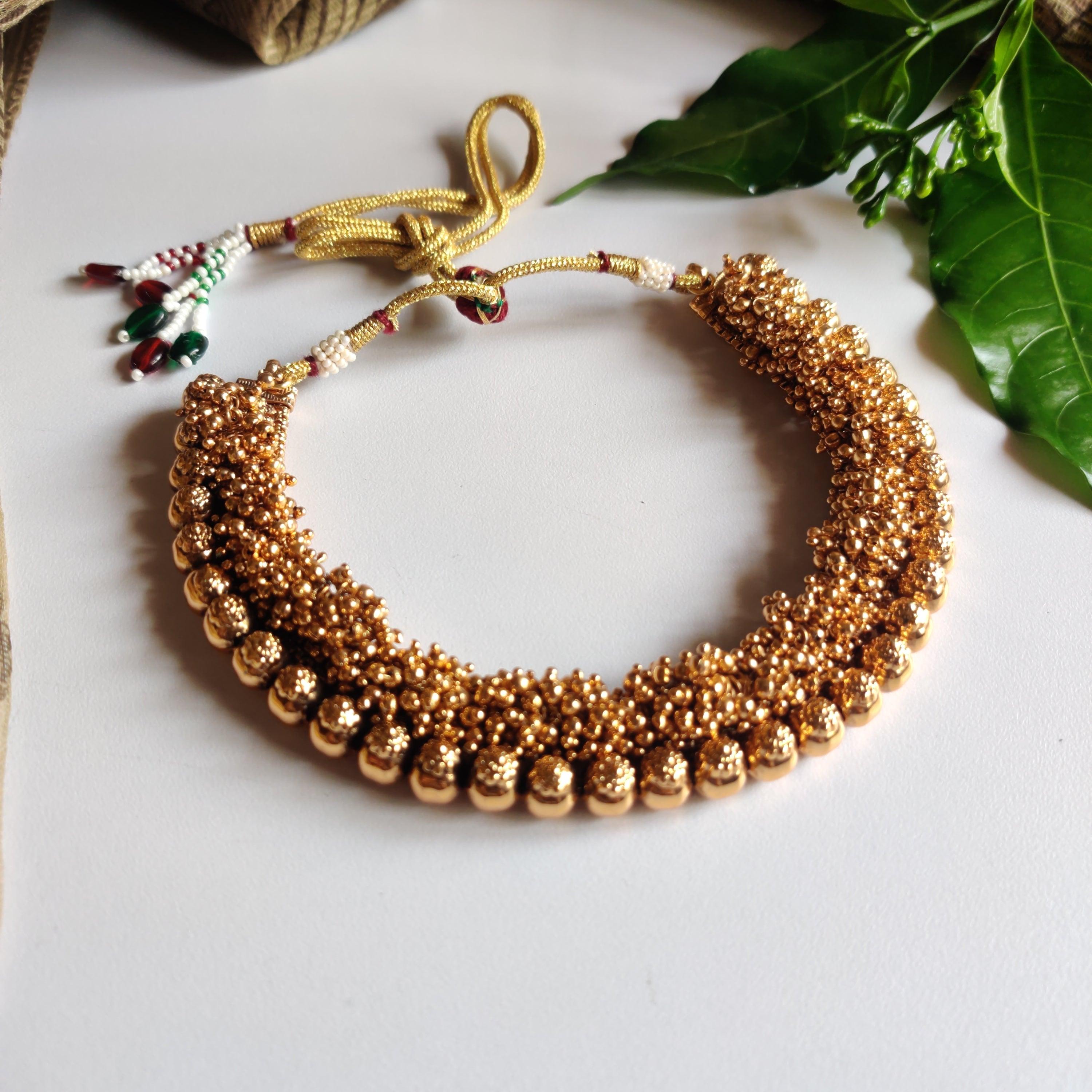 Gold Finish Gundla Mala